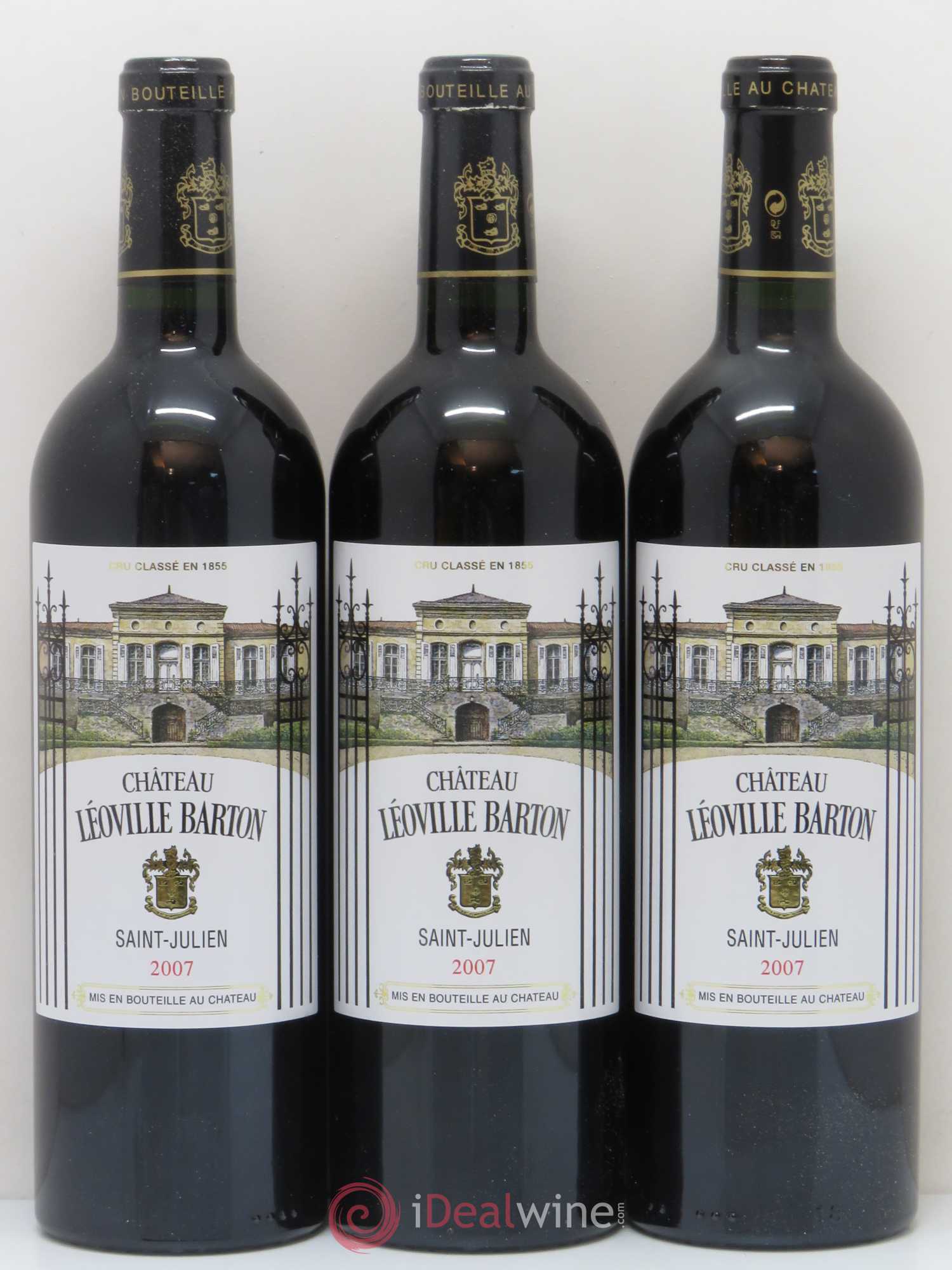 Château Léoville Barton 2ème Grand Cru Classé 2007 - Lot de 6 bouteilles - 1