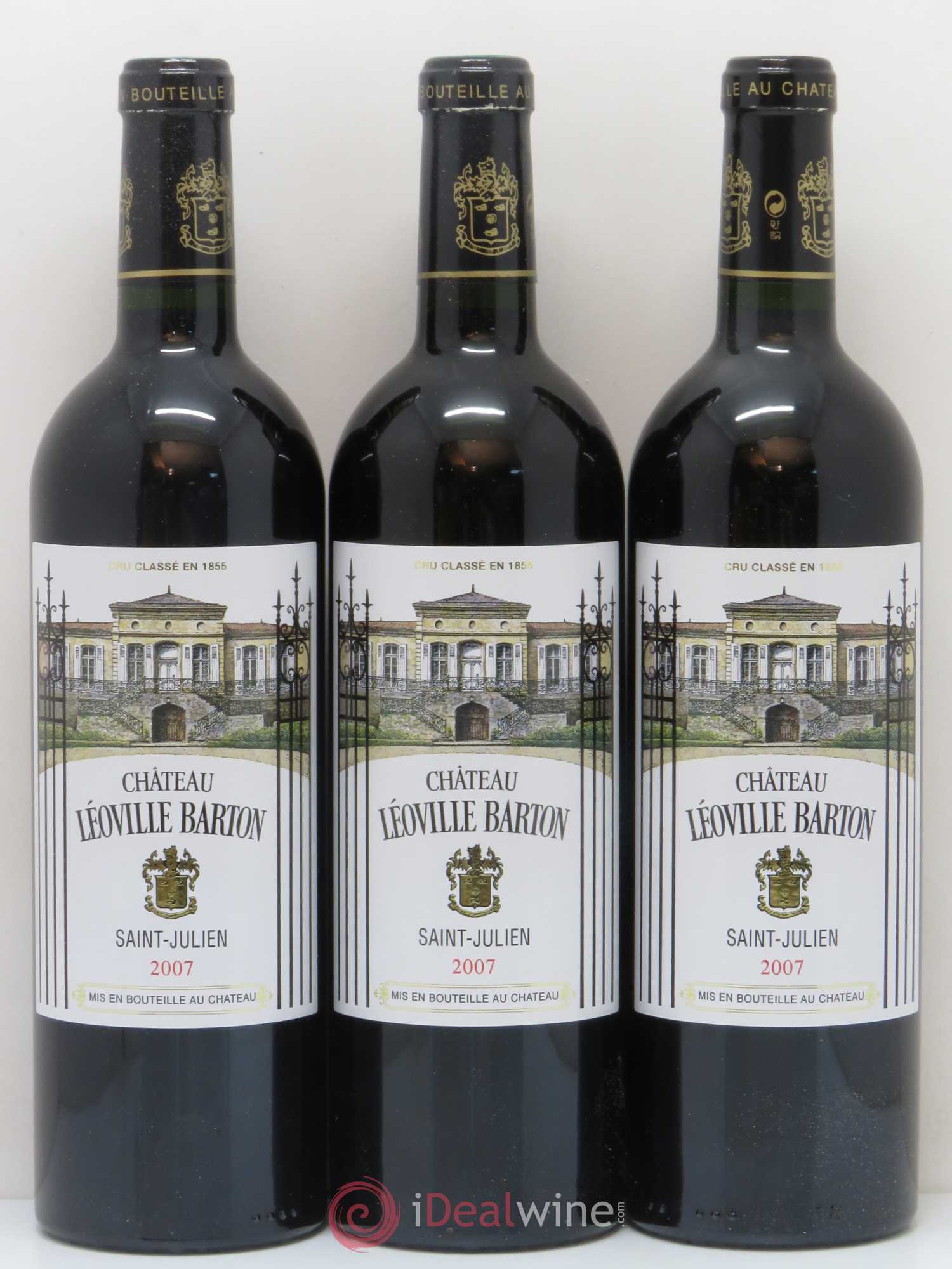 Château Léoville Barton 2ème Grand Cru Classé 2007 - Lot de 6 bouteilles - 2