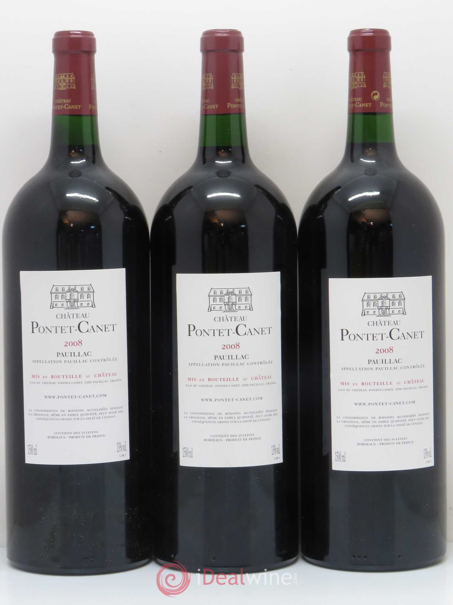 Château Pontet Canet 5ème Grand Cru Classé 2008 - Lot de 6 magnums - 4