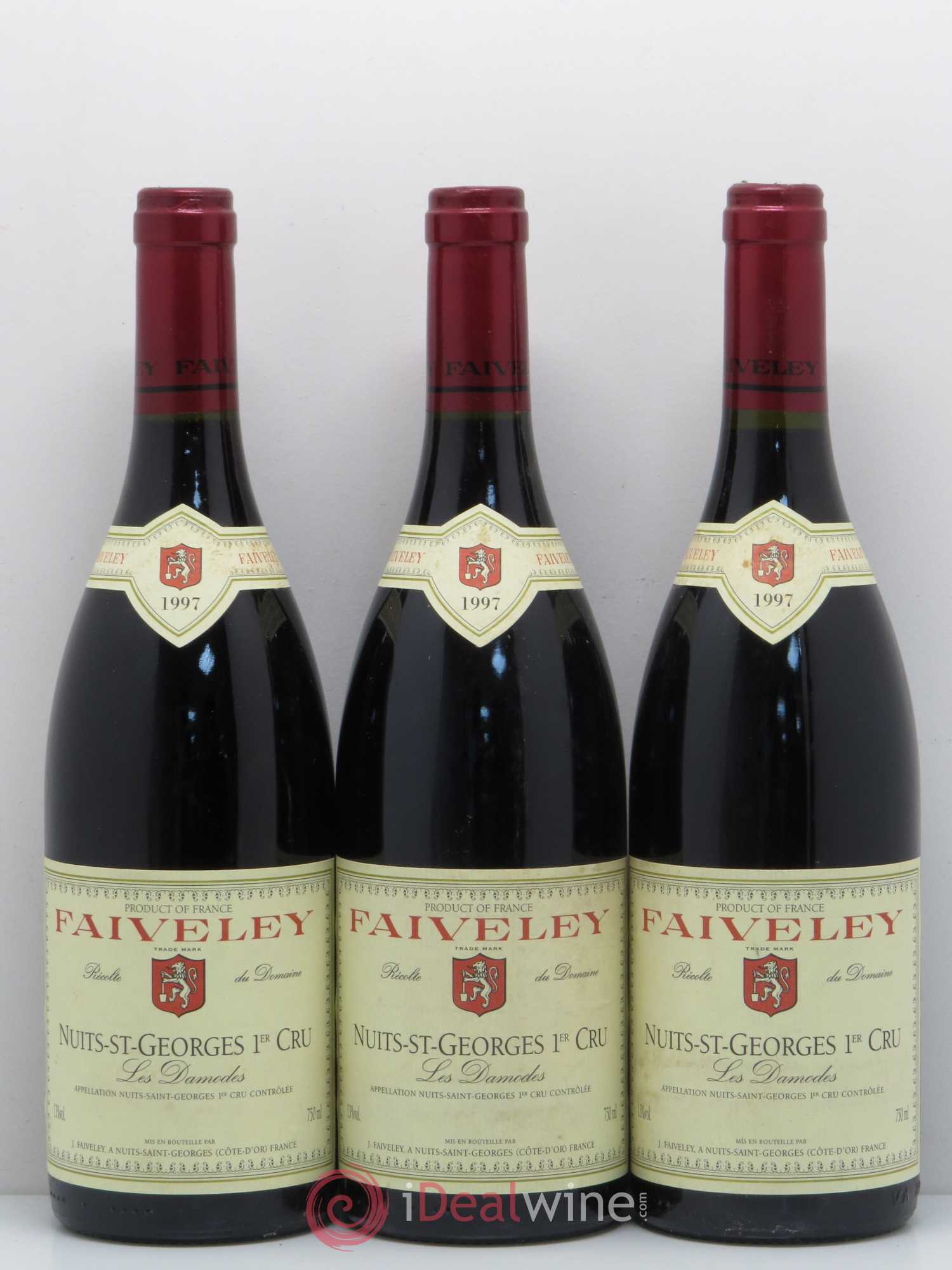Nuits-Saint-Georges 1er Cru Les Damodes Faiveley 1997 - Lot de 6 bouteilles - 2