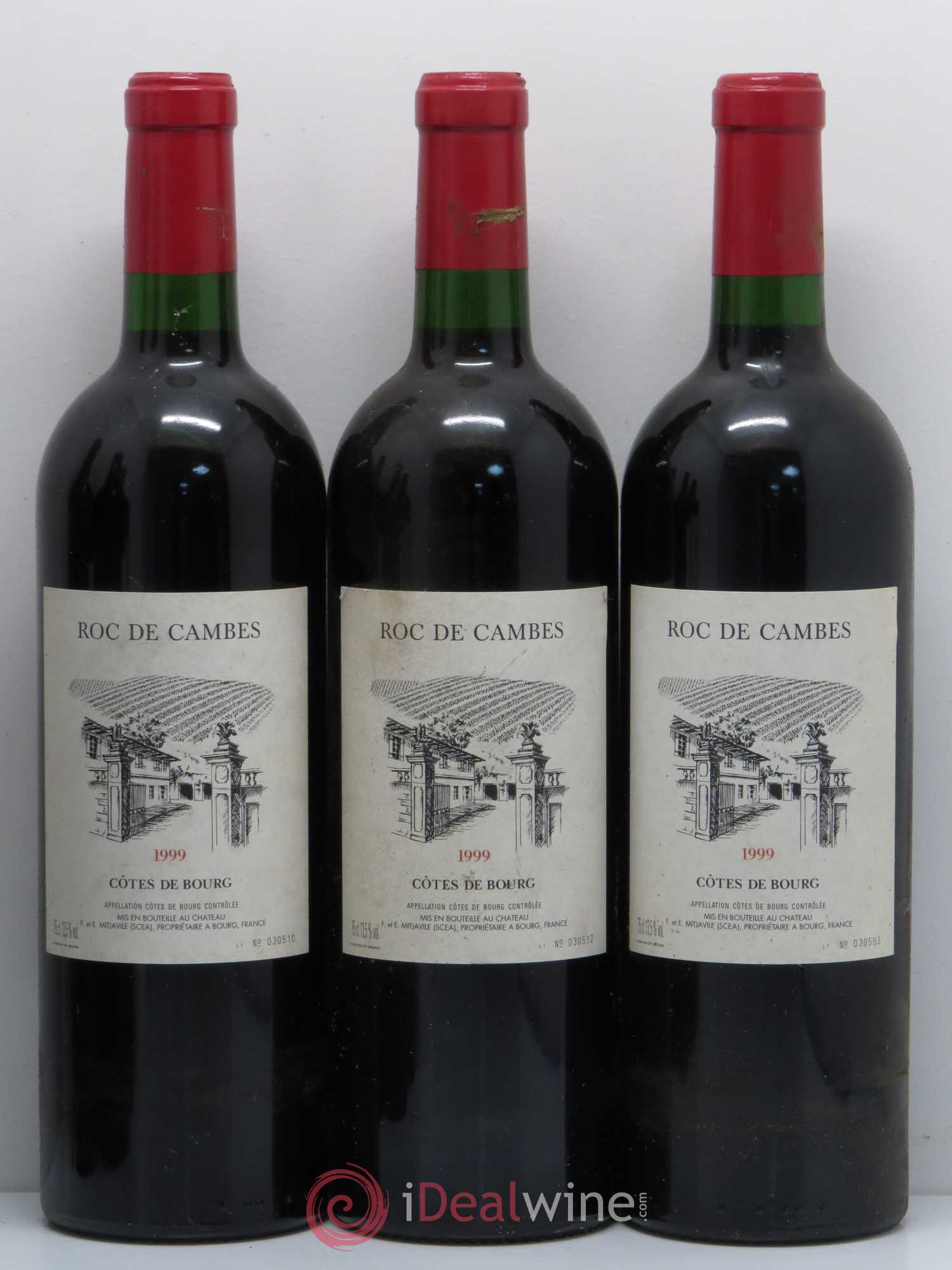 Roc de Cambes 1999 - Lot of 6 bottles - 1