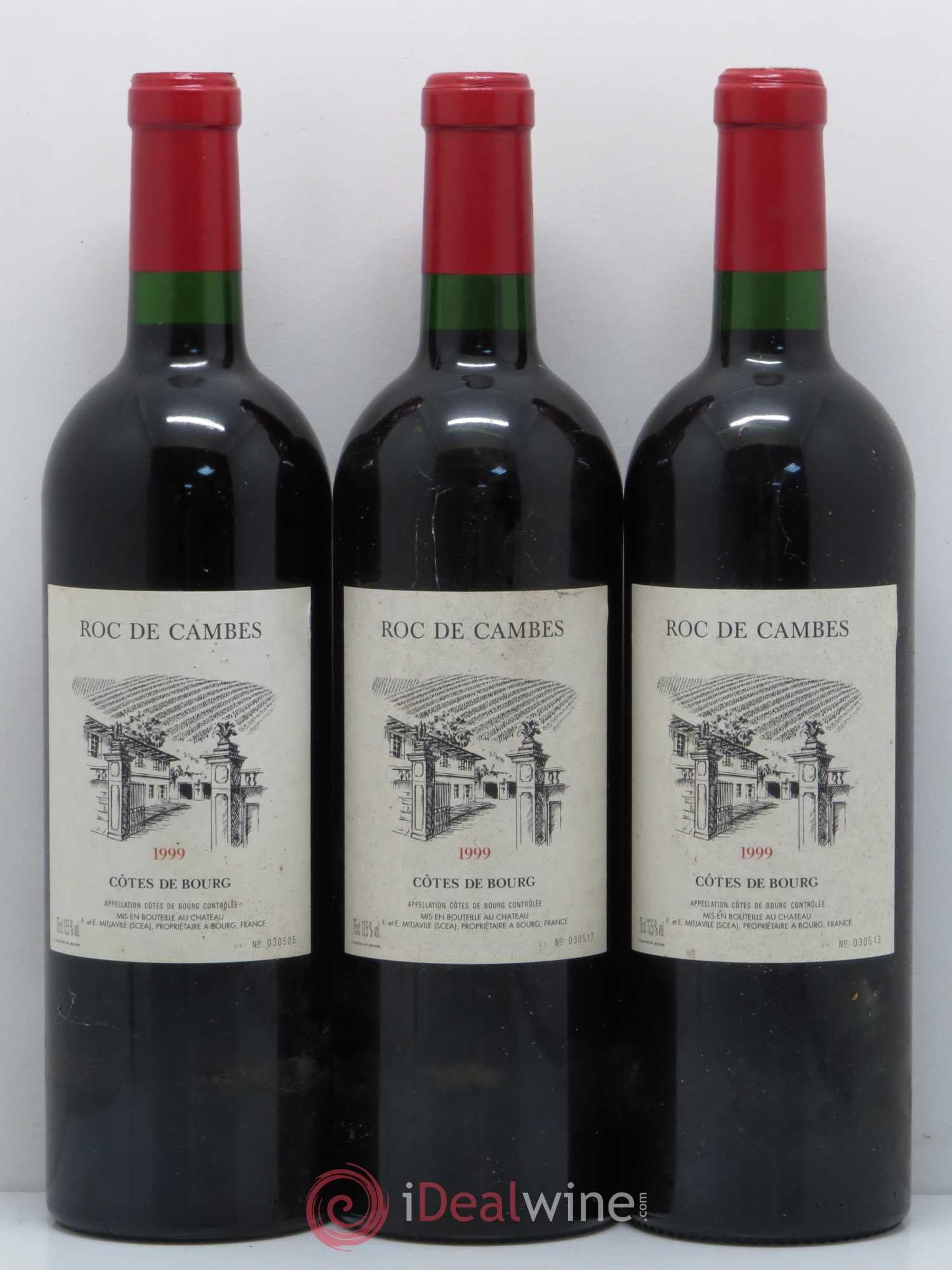 Roc de Cambes 1999 - Lot of 6 bottles - 2
