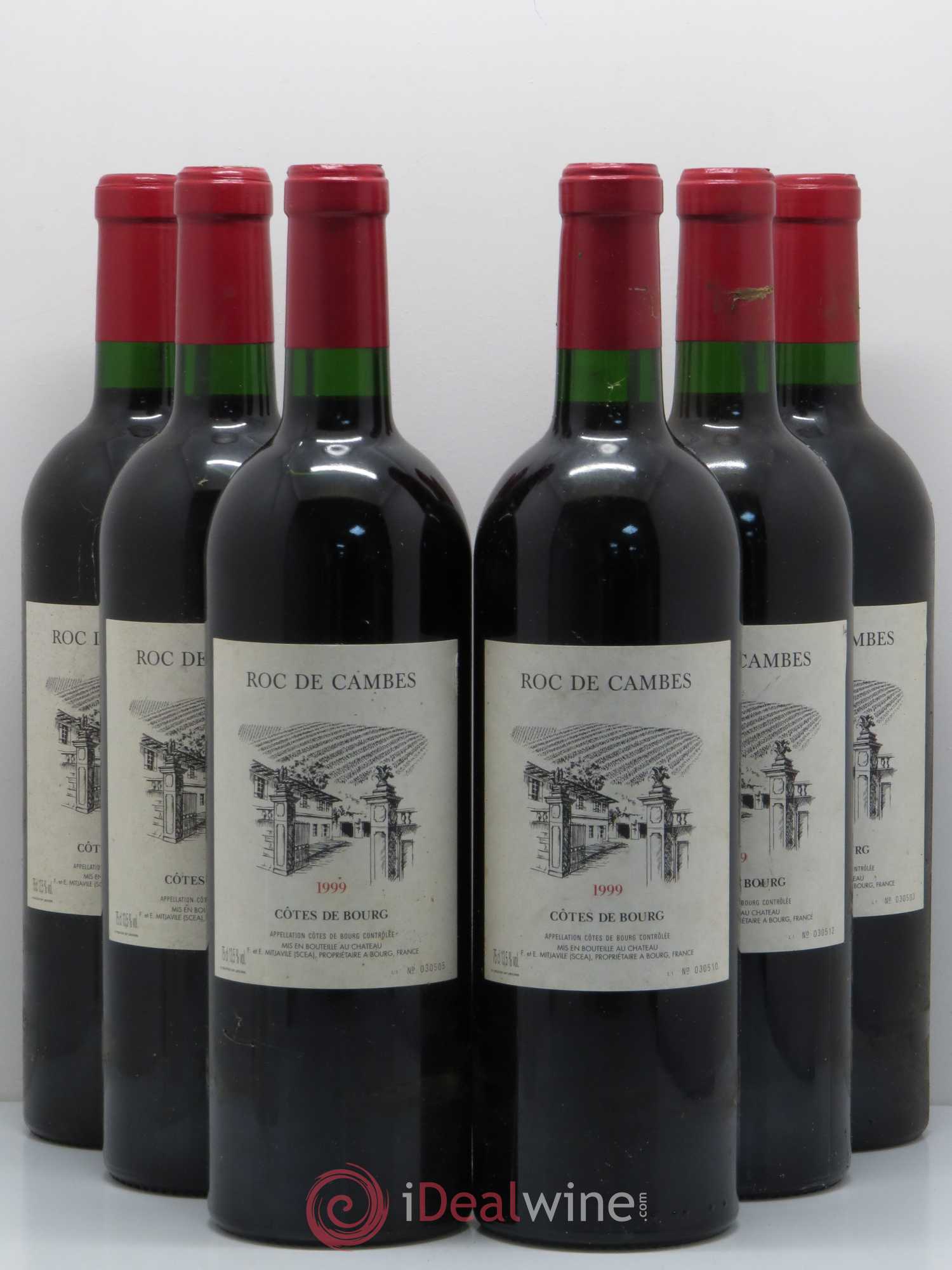 Roc de Cambes 1999 - Lot of 6 bottles - 0