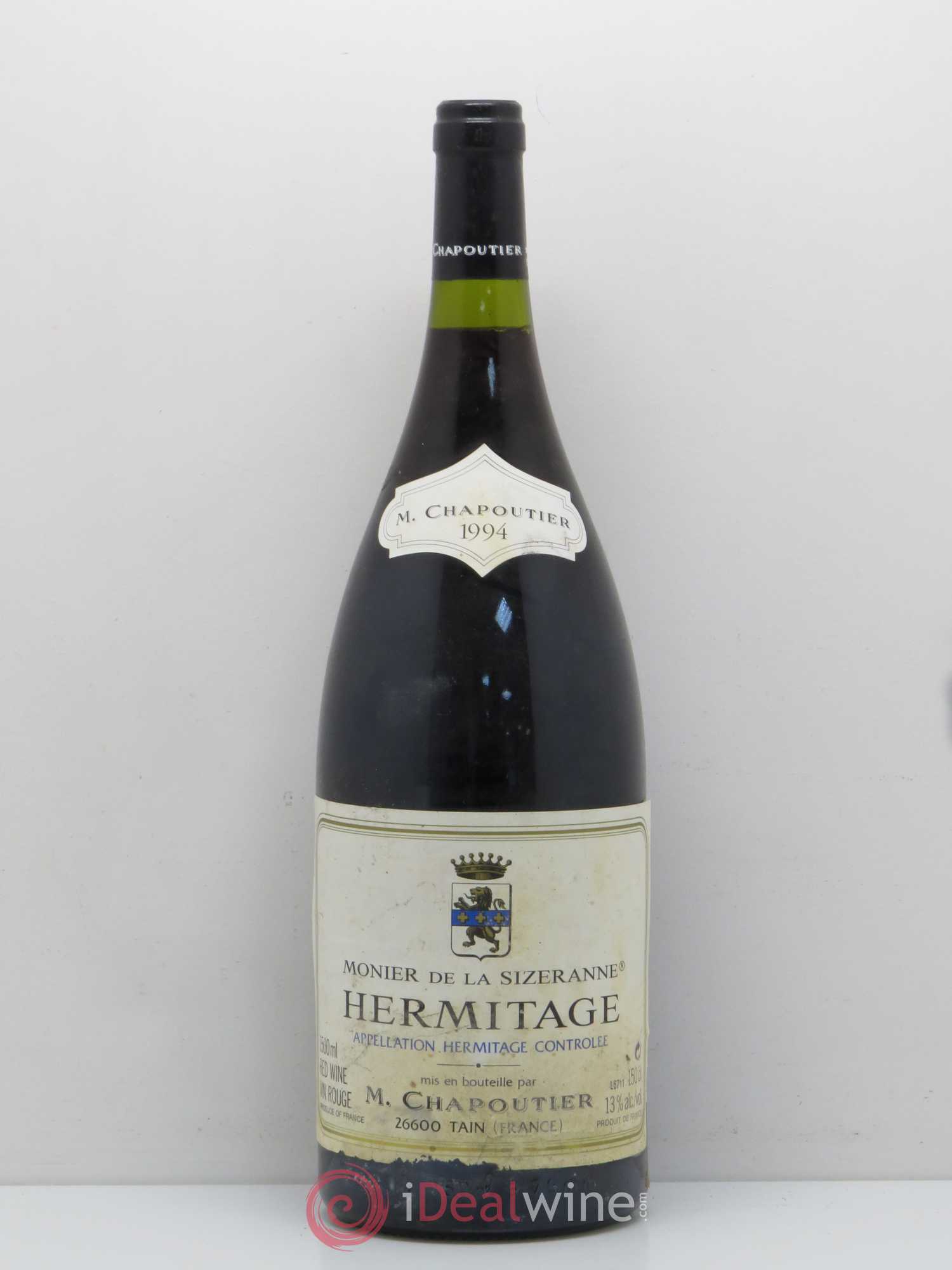 Hermitage Monier de La Sizeranne Chapoutier 1994 - Lot de 1 magnum - 0