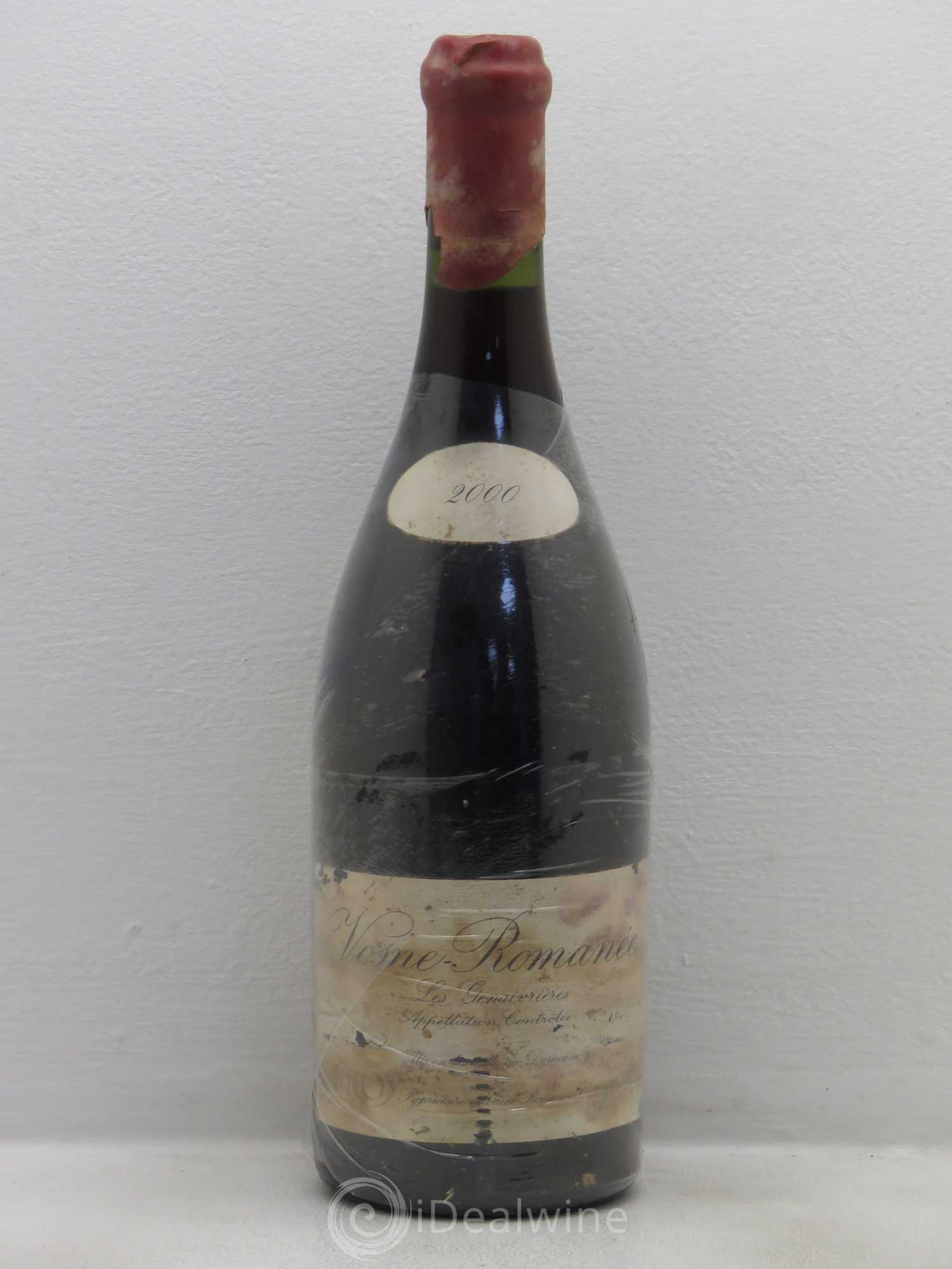 Vosne-Romanée Les Genaivrières Leroy (Domaine) 2000 - Lot de 1 bouteille - 0