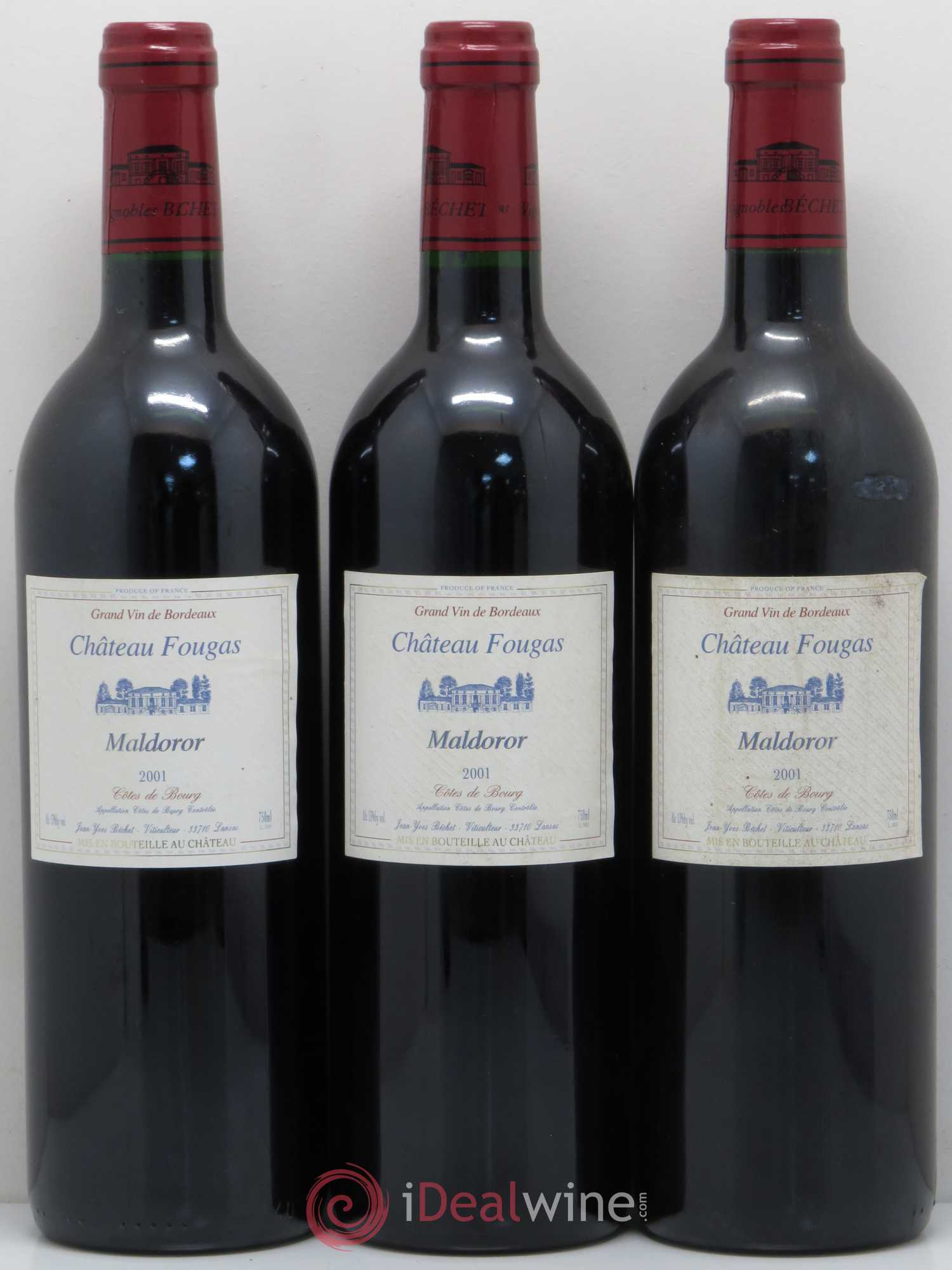 Château Fougas Maldoror 2001 - Lot de 6 bouteilles - 2