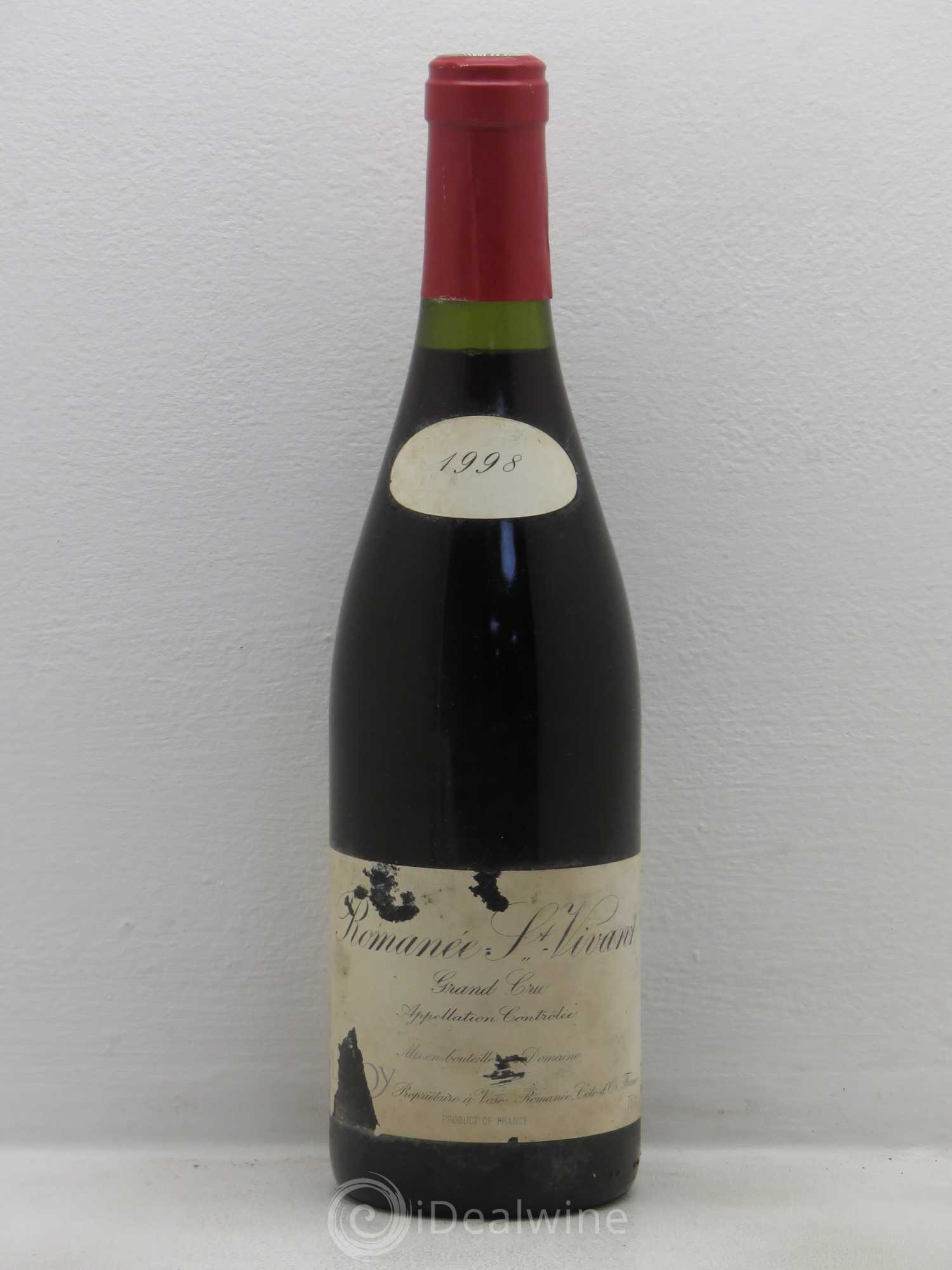 Romanée-Saint-Vivant Grand Cru Leroy (Domaine) 1998 - Lot de 1 bouteille - 0