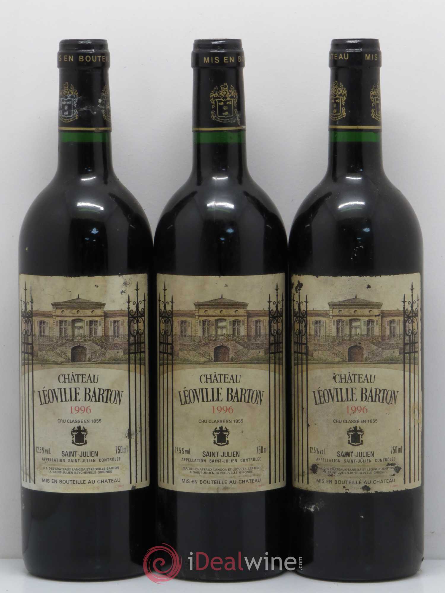 Château Léoville Barton 2ème Grand Cru Classé 1996 - Lot de 6 bouteilles - 2