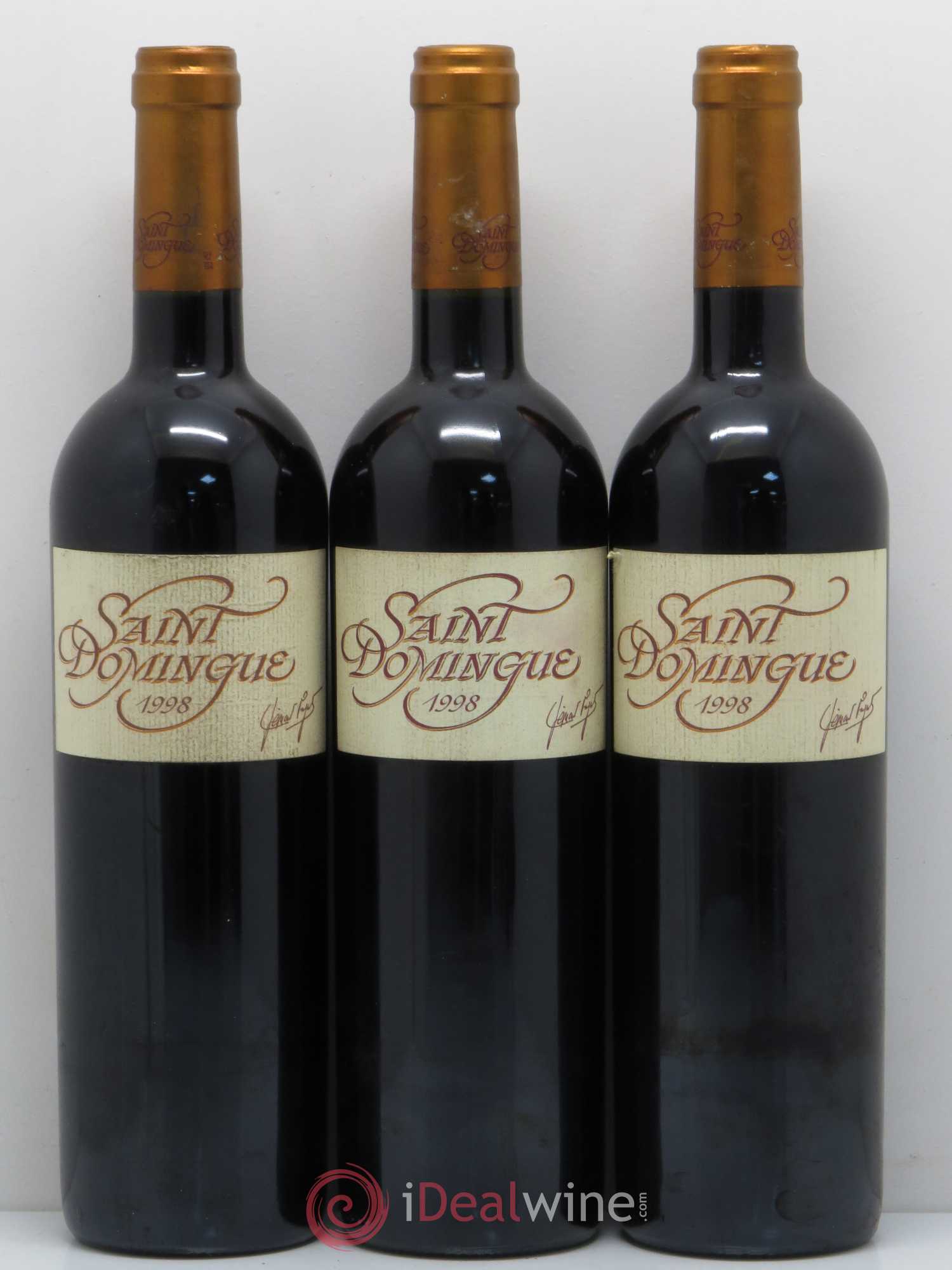 Saint-Émilion Saint Domingue Saint Emilion (sans prix de réserve) 1998 - Posten von 3 Flaschen - 0