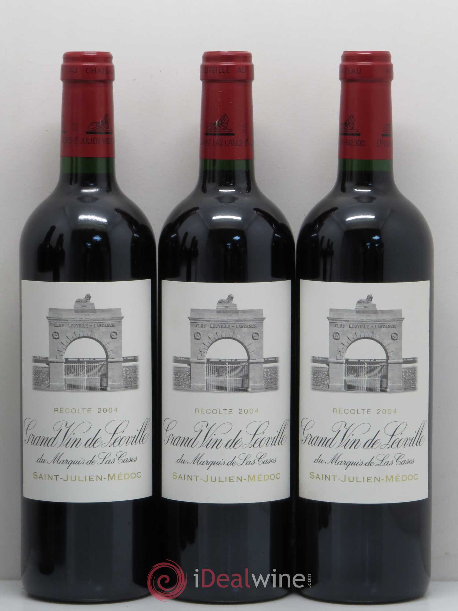 Château Léoville Las Cases 2ème Grand Cru Classé 2004 - Lot de 6 bouteilles - 1