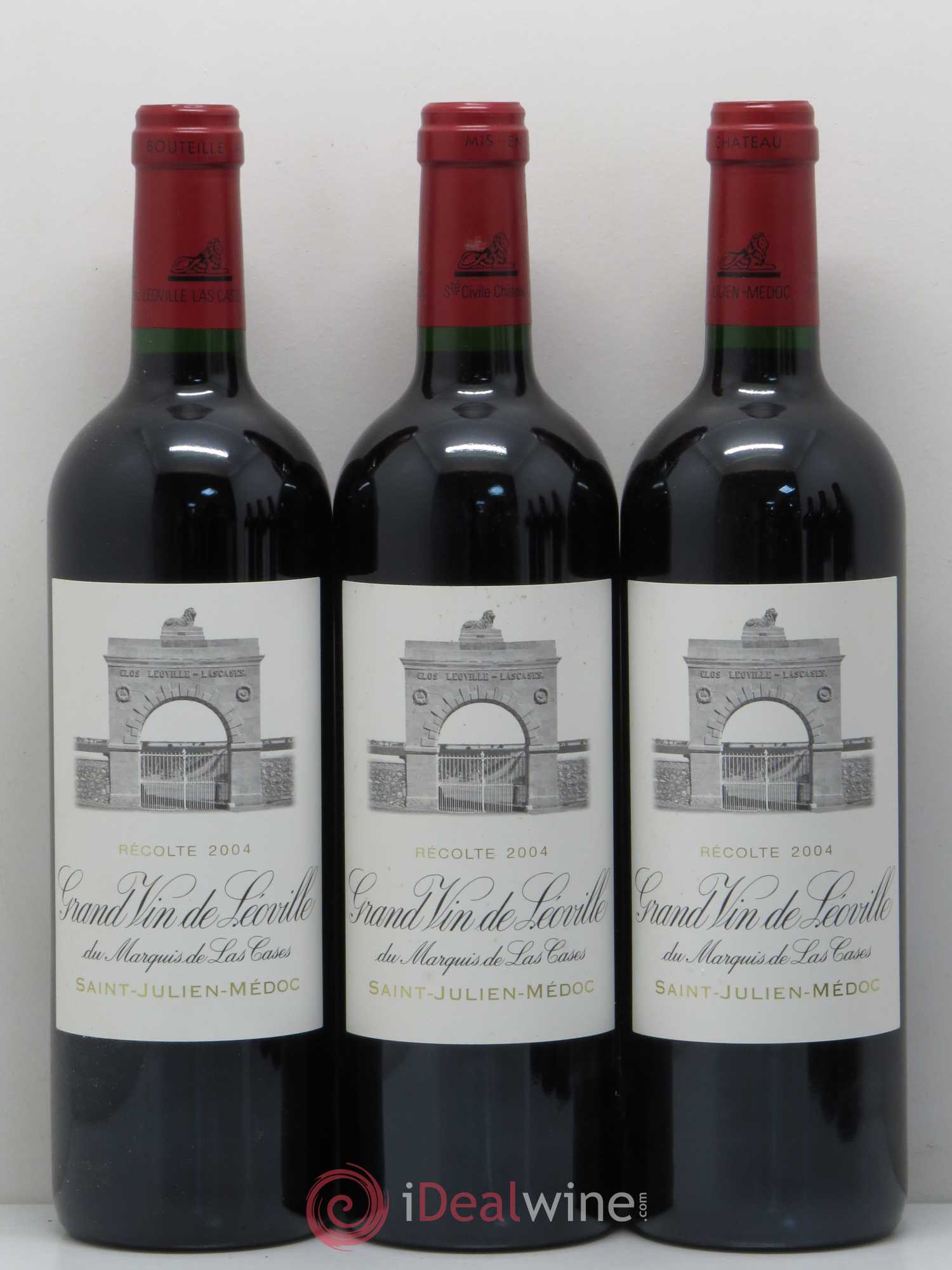 Château Léoville Las Cases 2ème Grand Cru Classé 2004 - Lot de 6 bouteilles - 2