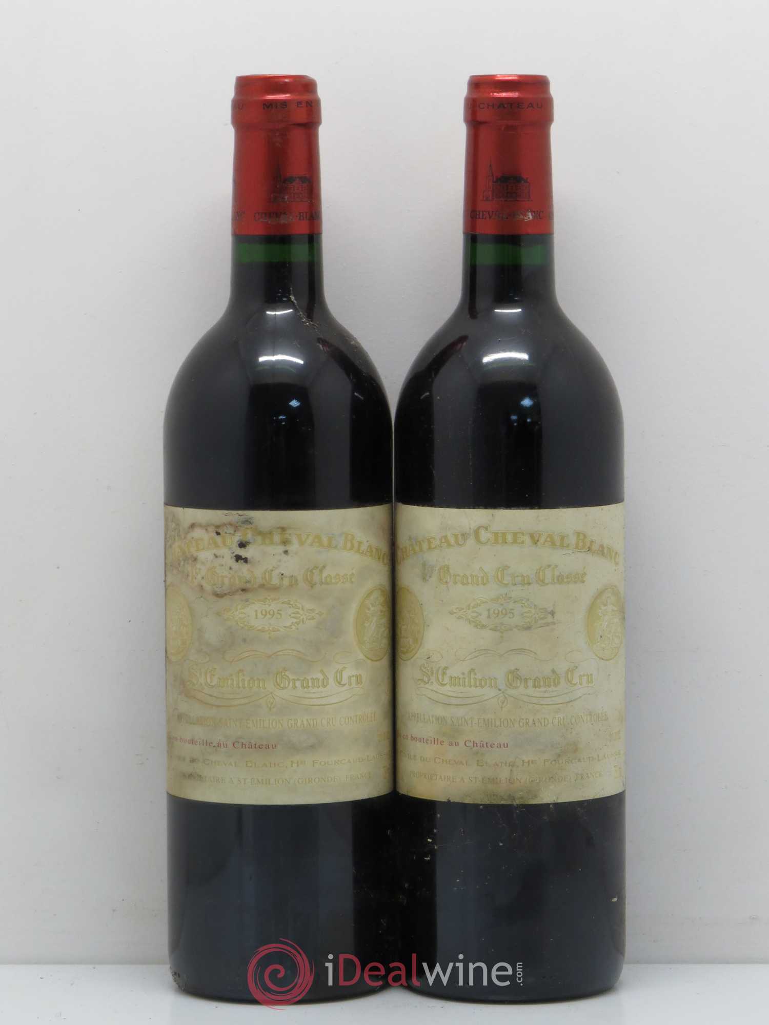 Château Cheval Blanc 1er Grand Cru Classé A 1995 - Lot de 2 bouteilles - 0