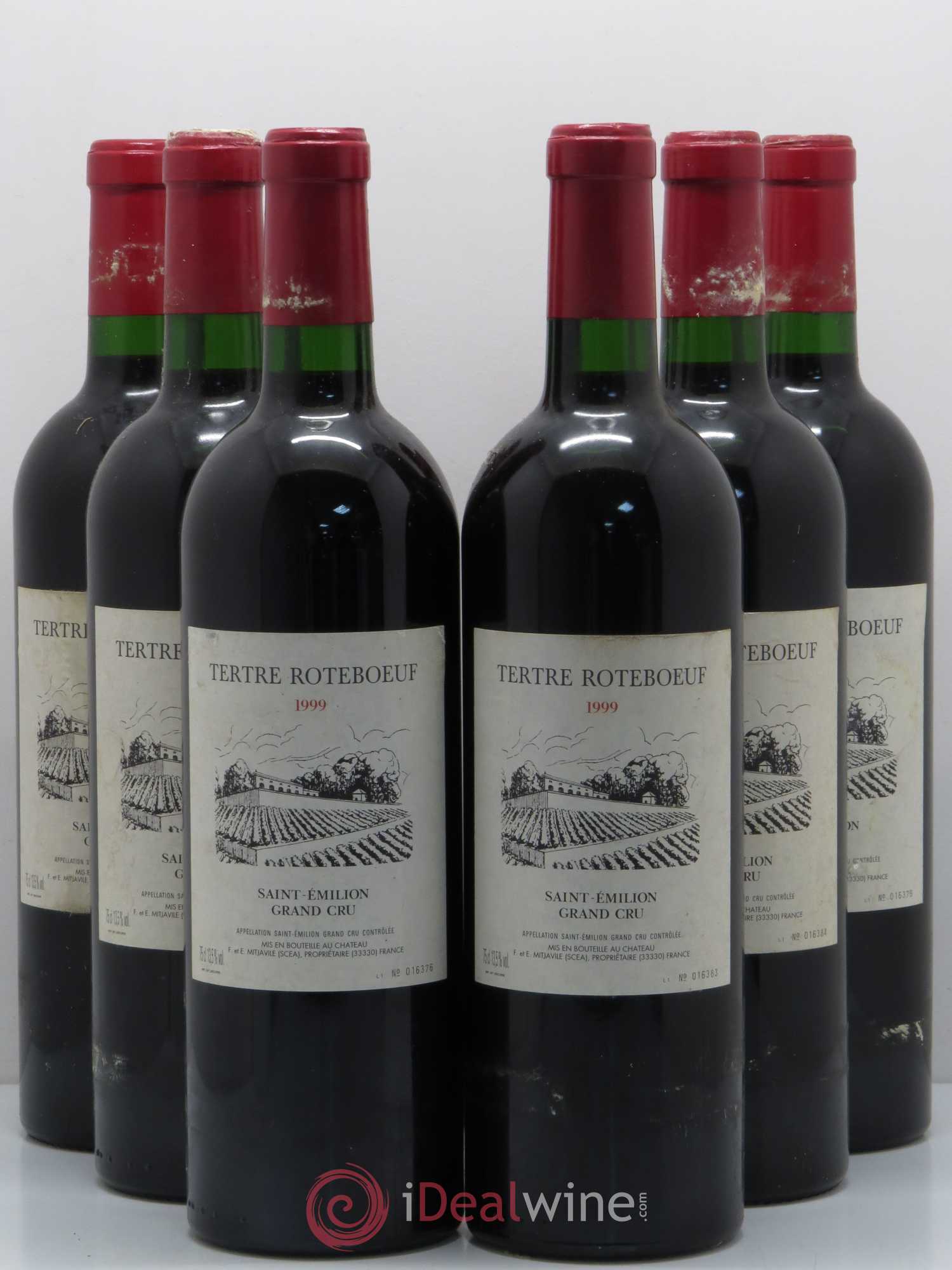 Château Tertre Roteboeuf 1999 - Posten von 6 Flaschen - 0