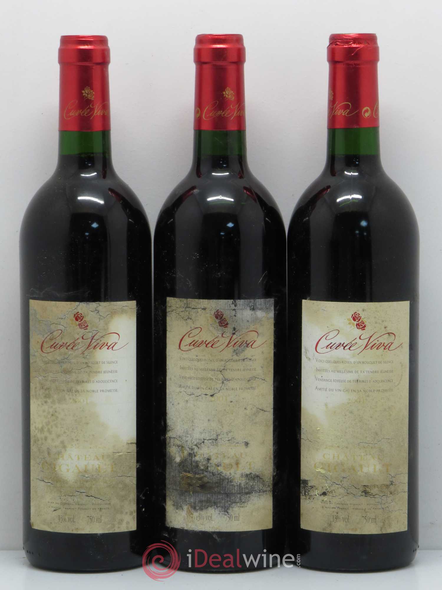 Bordeaux Château Gigault cuvée Viva (no reserve) 2000 - Lot of 6 bottles - 2