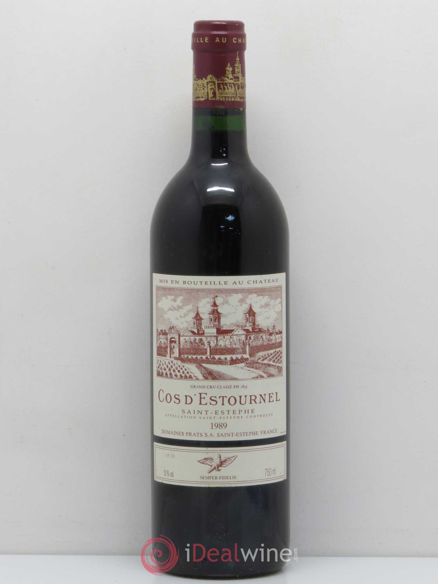 Cos d'Estournel 2ème Grand Cru Classé 1989 - Lot de 1 bouteille - 0