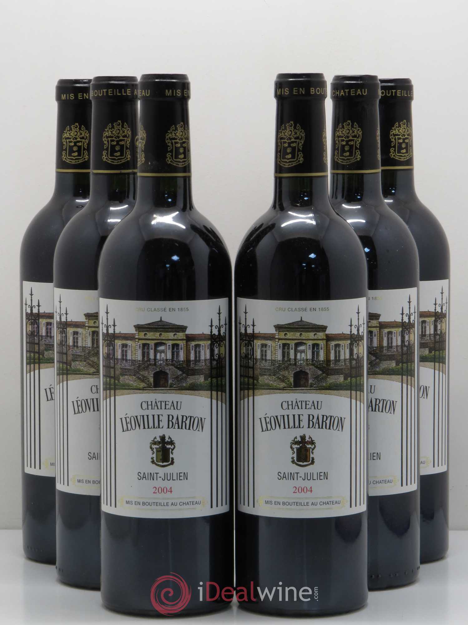 Château Léoville Barton 2ème Grand Cru Classé 2004 - Lot de 6 bouteilles - 0