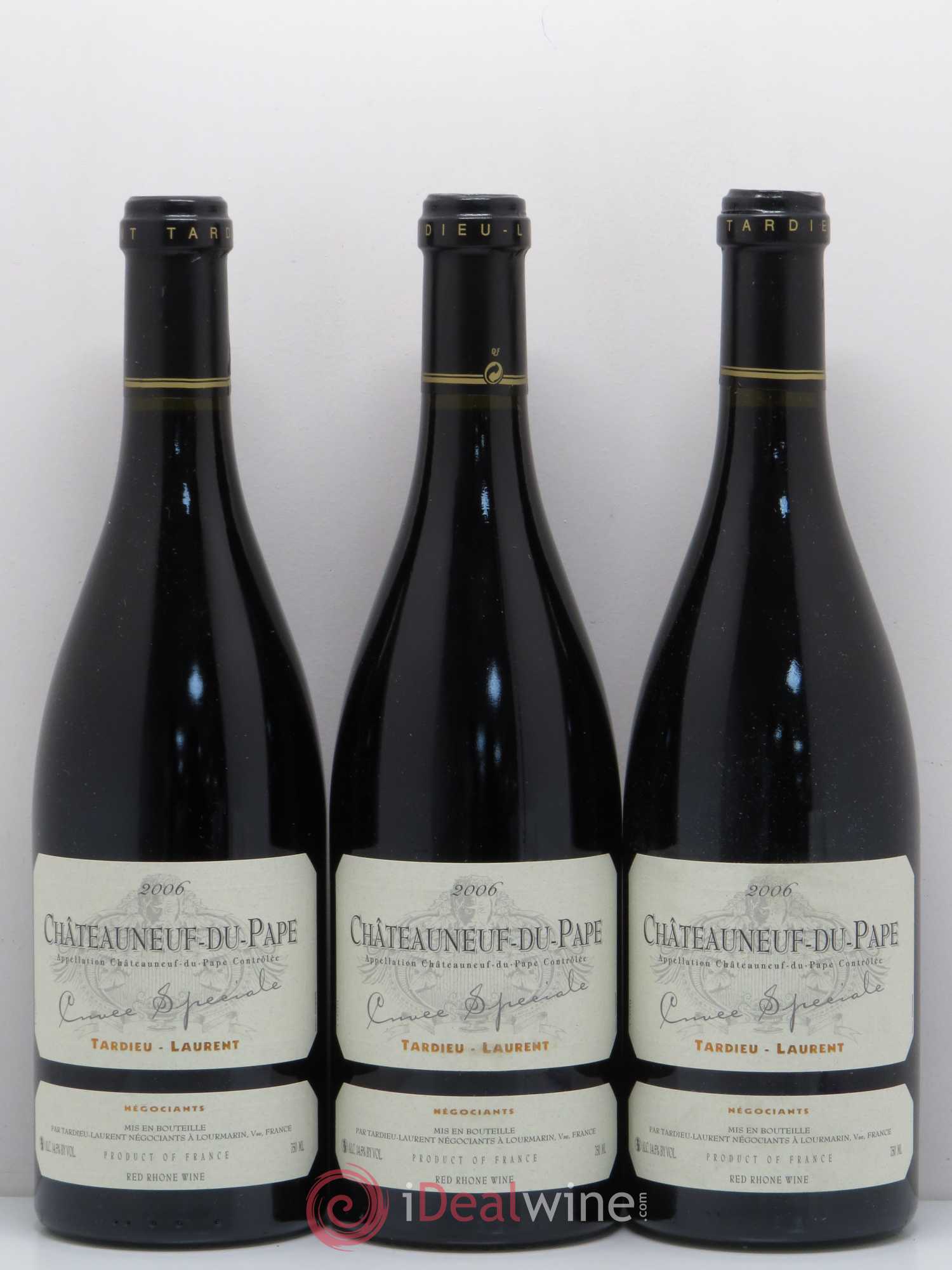 Châteauneuf-du-Pape Domaine Tardieu-Laurent Famille Tardieu Cuvée spéciale 2006 - Lot de 6 bouteilles - 2