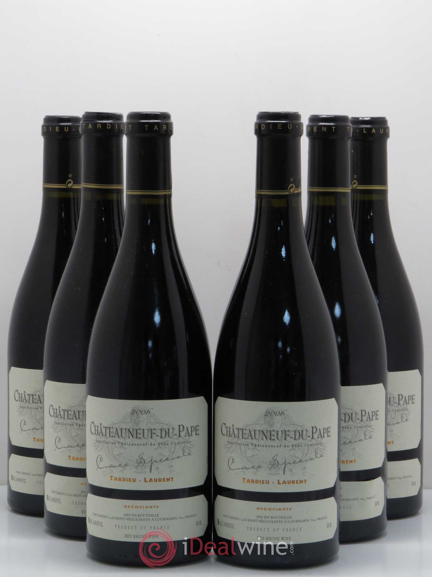 Châteauneuf-du-Pape Domaine Tardieu-Laurent Famille Tardieu Cuvée spéciale 2006 - Lot de 6 bouteilles - 0