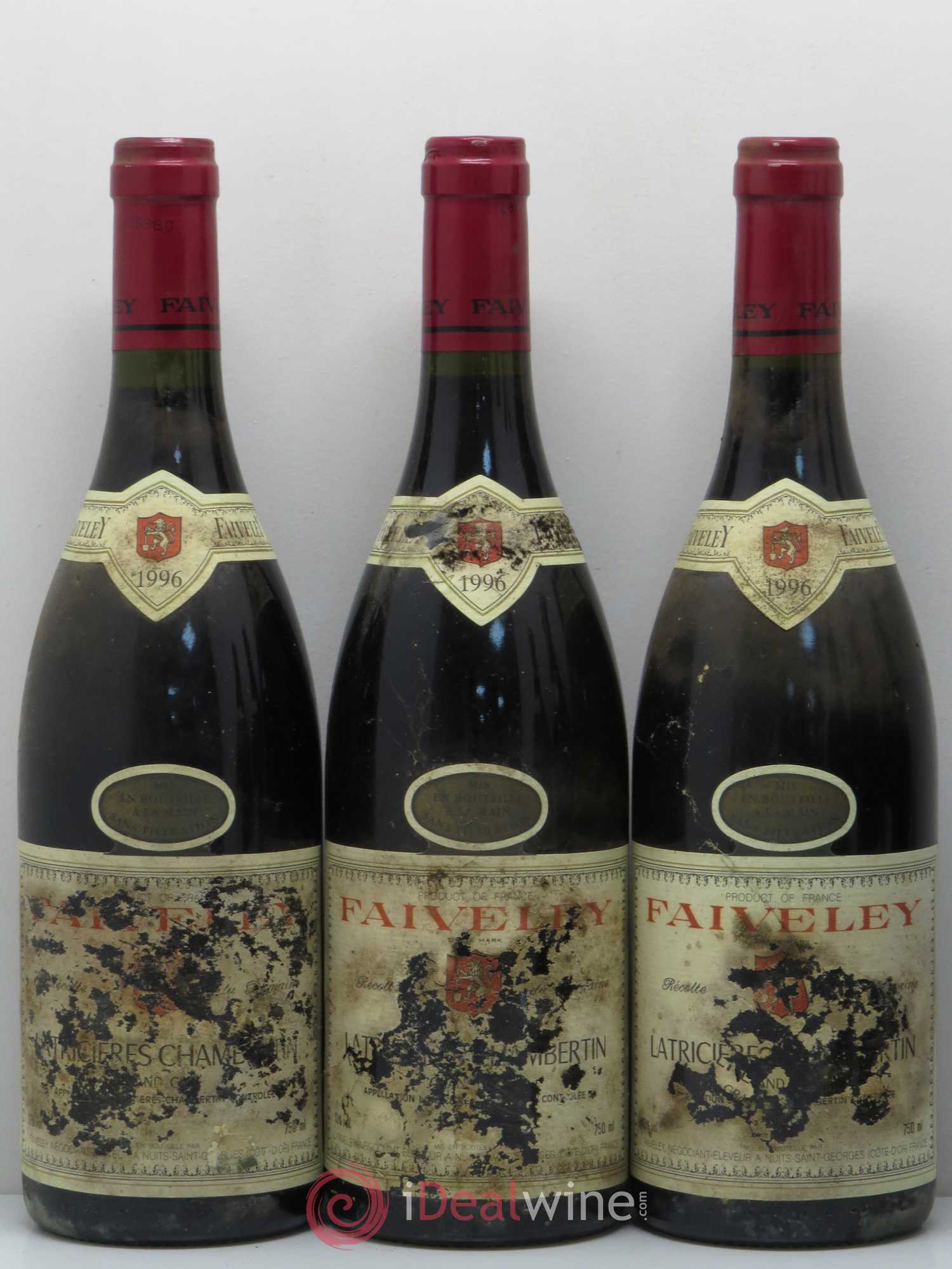 Latricières-Chambertin Grand Cru Faiveley 1996 - Lot de 6 bouteilles - 1