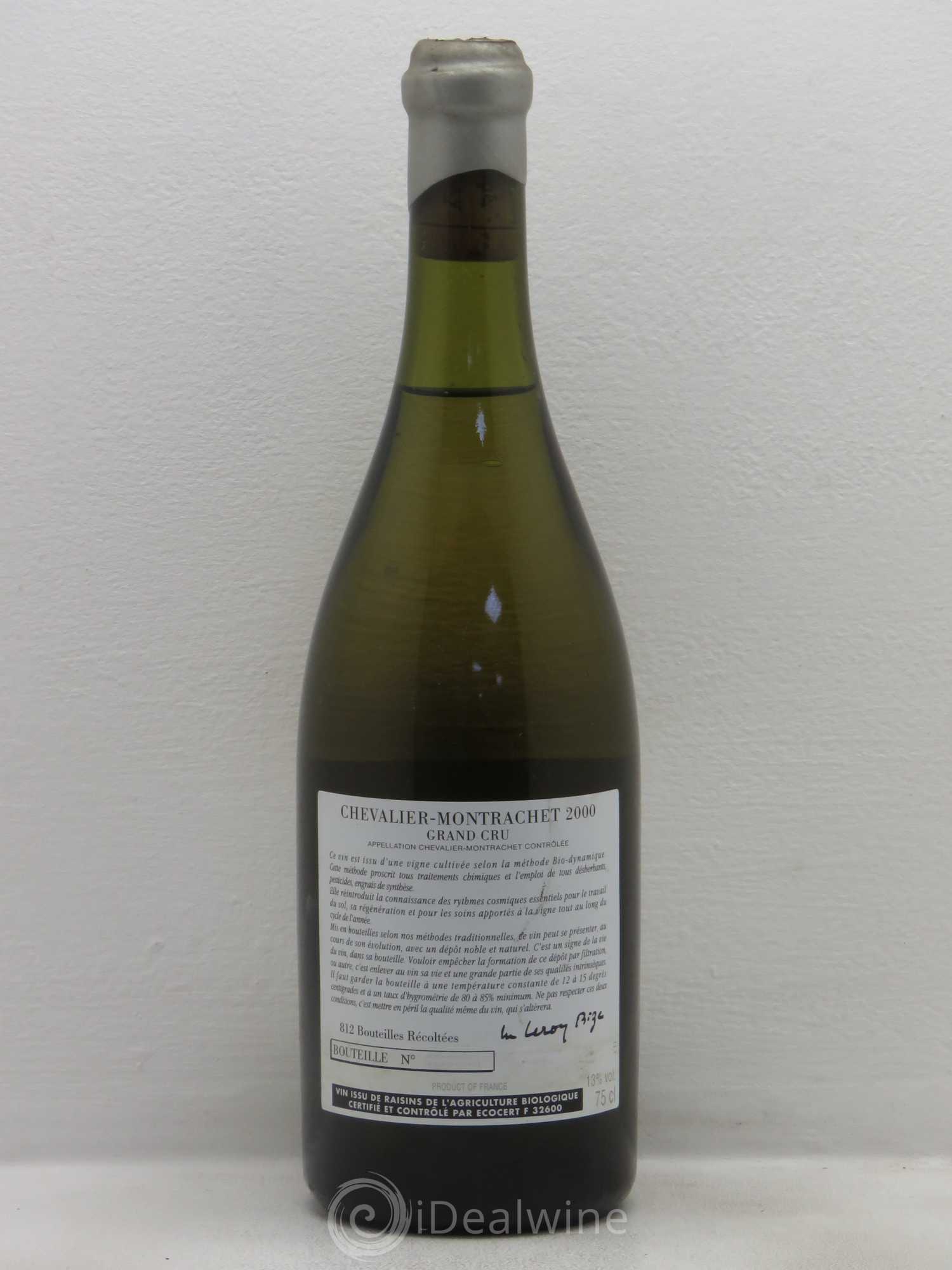 Chevalier-Montrachet Grand Cru d'Auvenay (Domaine) 2000 - Lot de 1 bouteille - 1