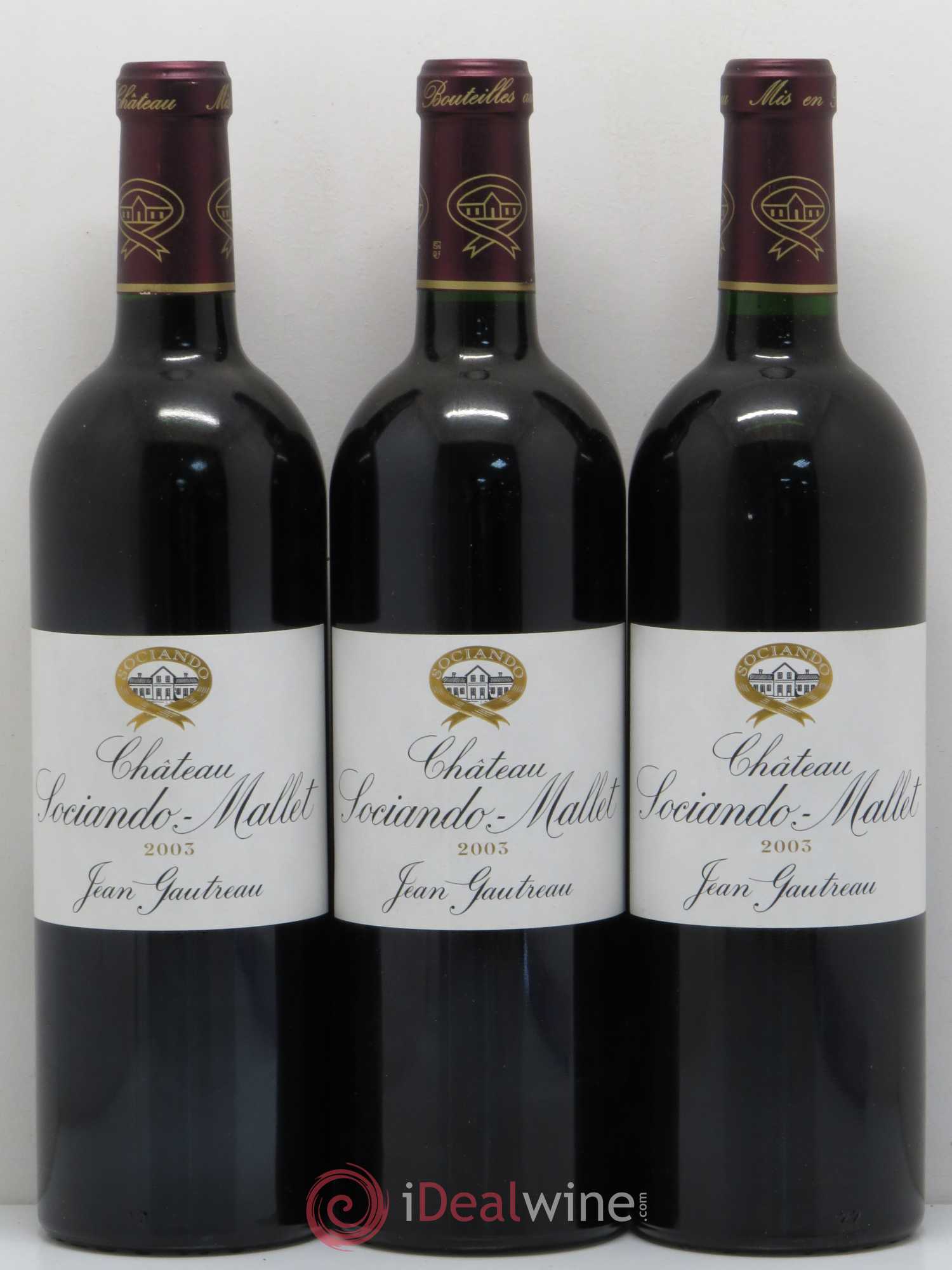 Château Sociando Mallet 2003 - Lot de 12 bouteilles - 4
