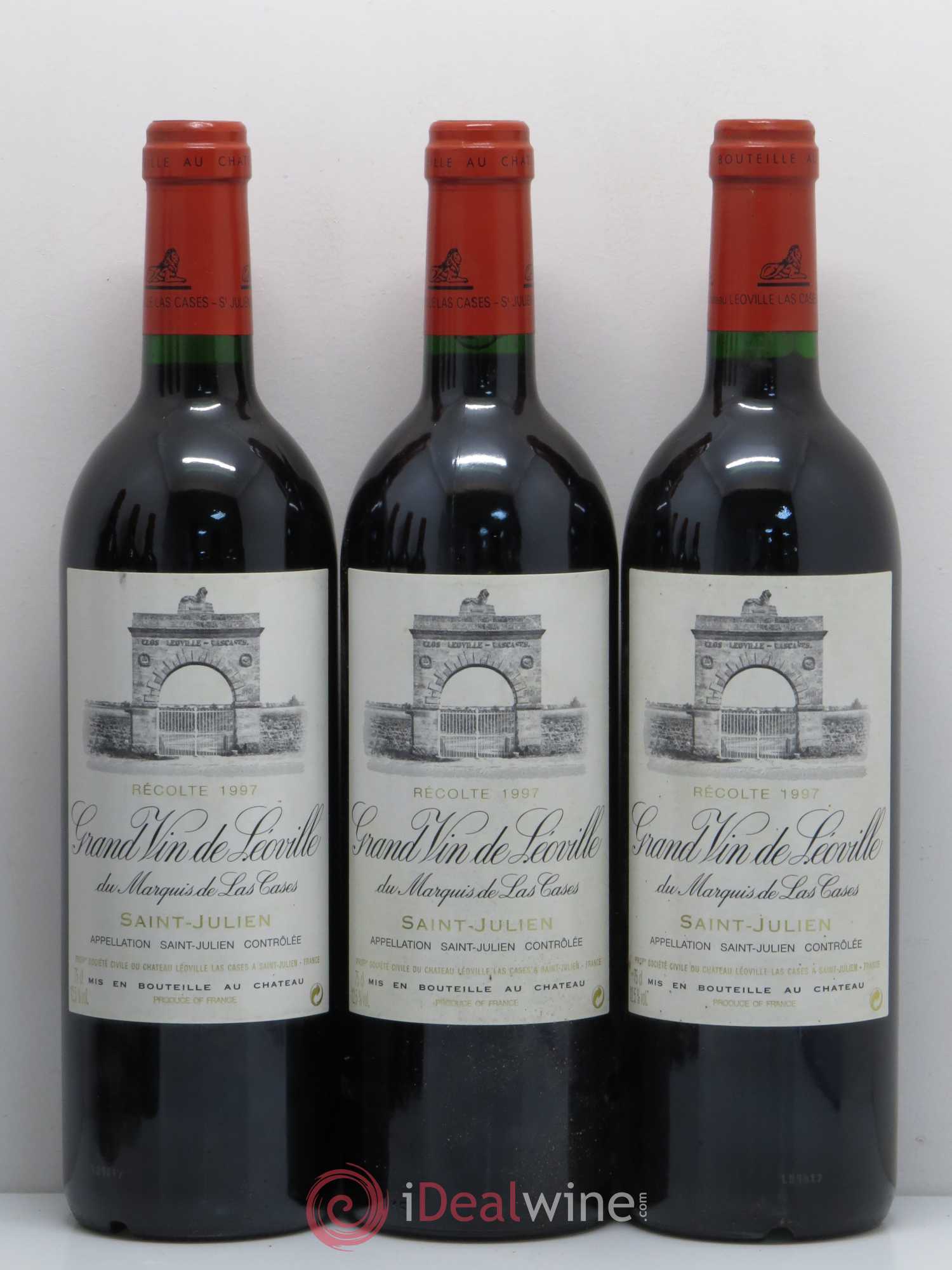 Château Léoville Las Cases 2ème Grand Cru Classé 1997 - Lot de 6 bouteilles - 1
