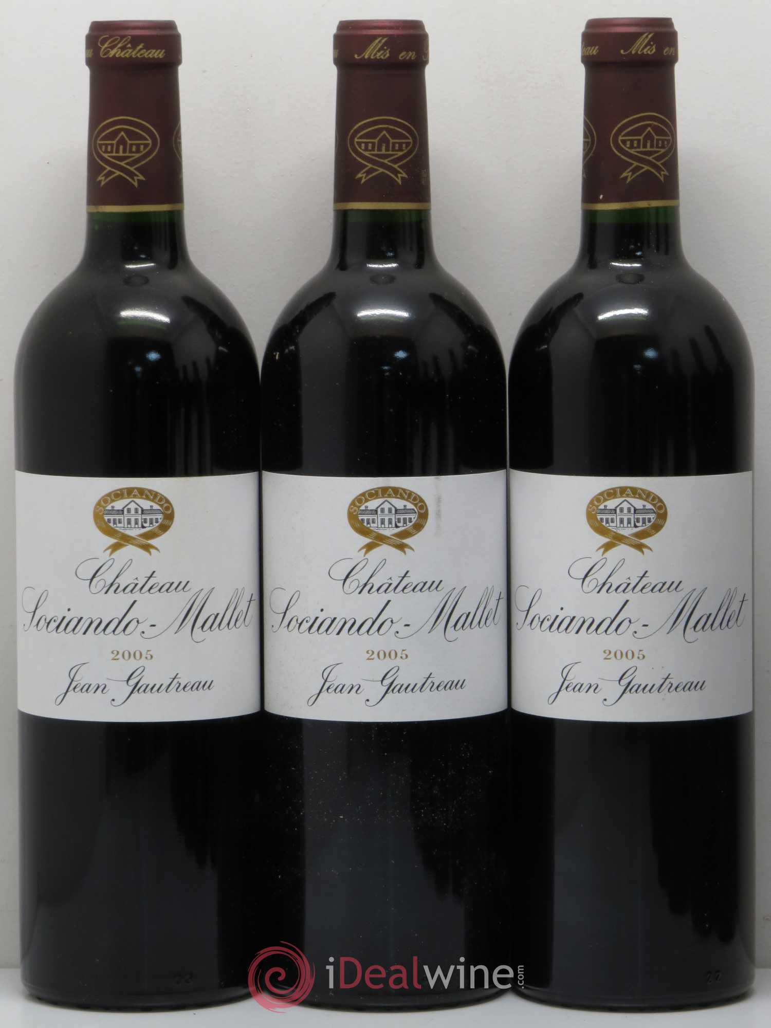 Château Sociando Mallet 2005 - Lot de 12 bouteilles - 2