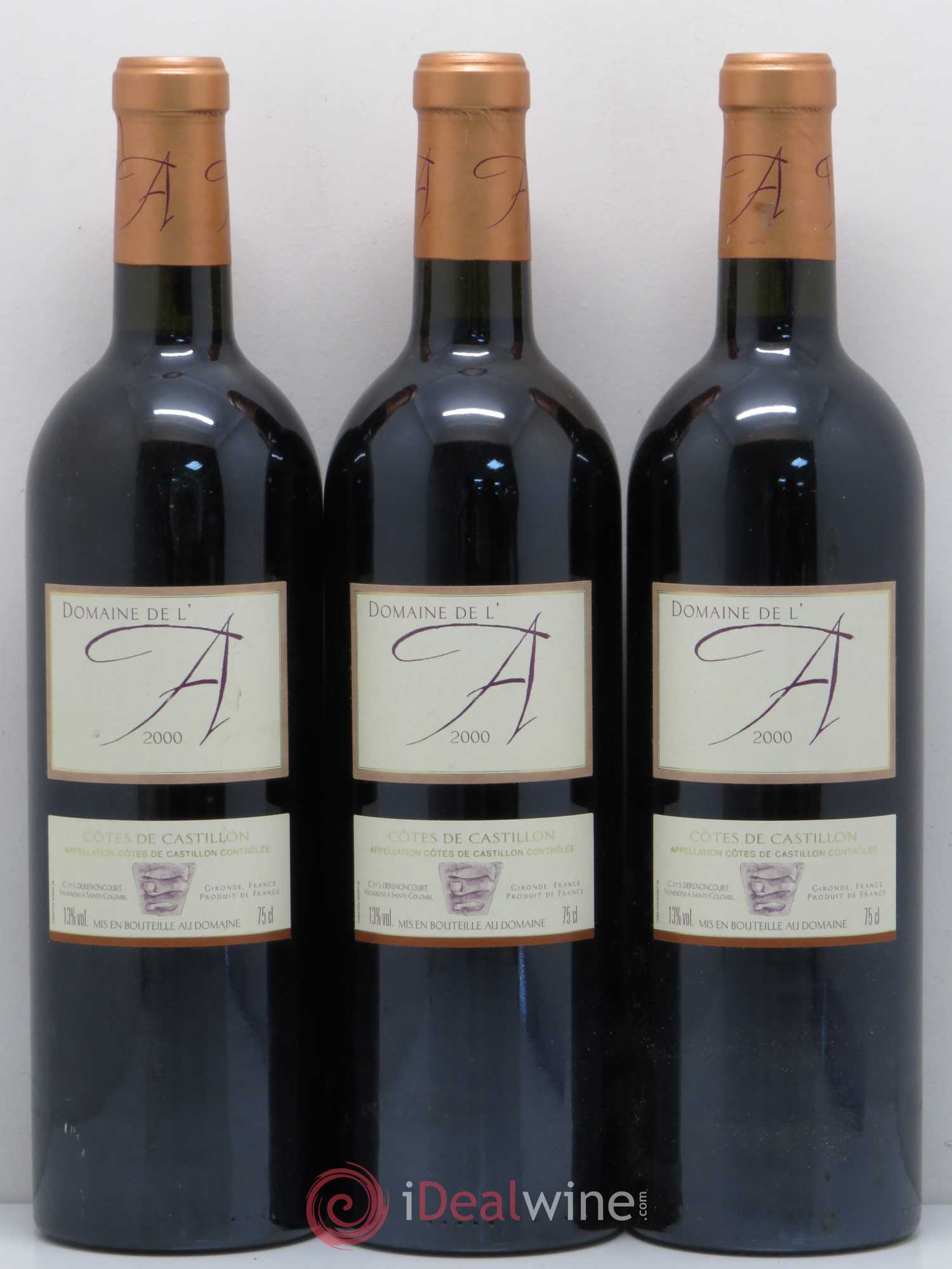 Domaine de l'A 2000 - Lot de 6 bouteilles - 2