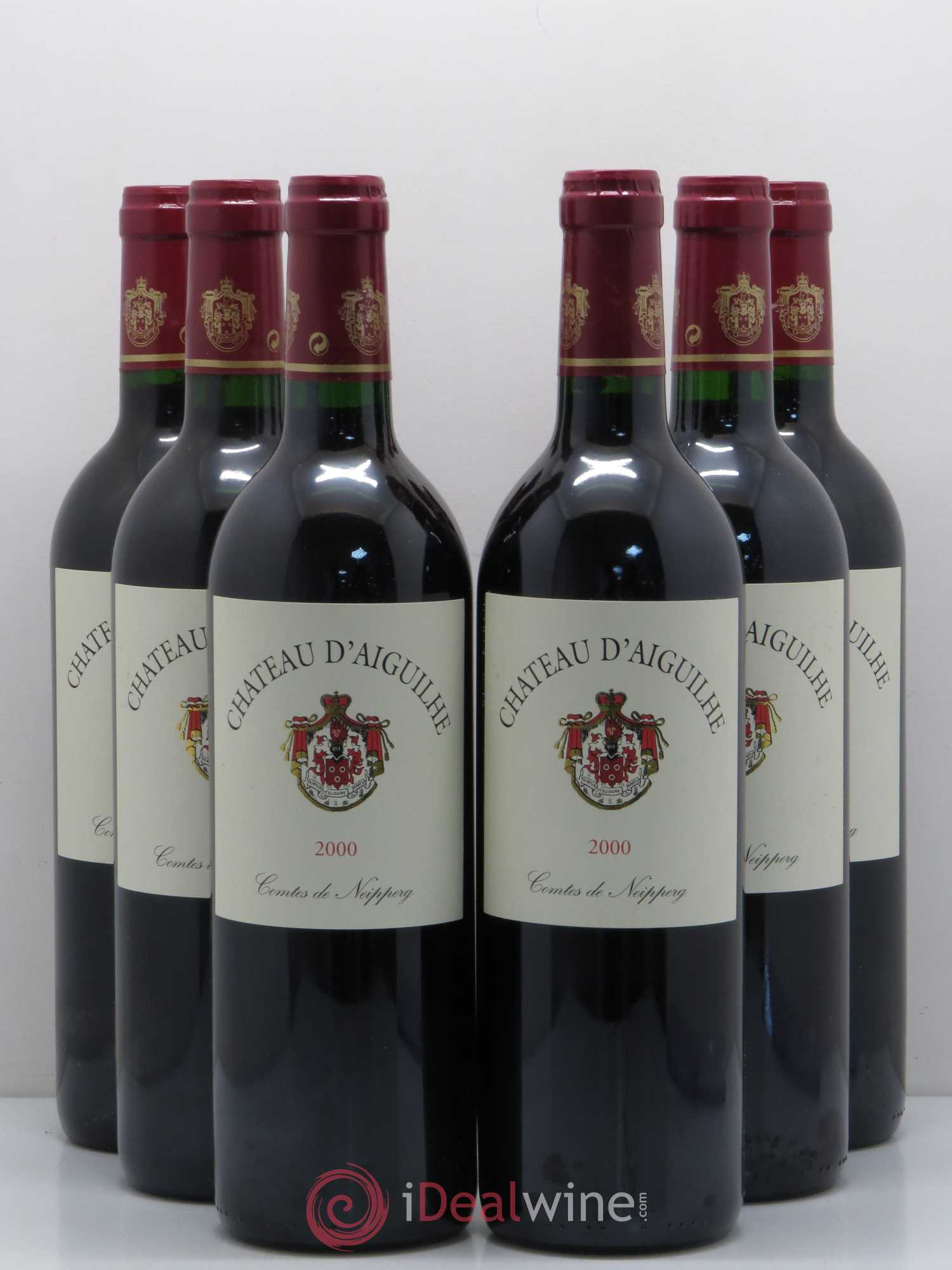 Château d' Aiguilhe 2000 - Lot de 6 bouteilles - 0