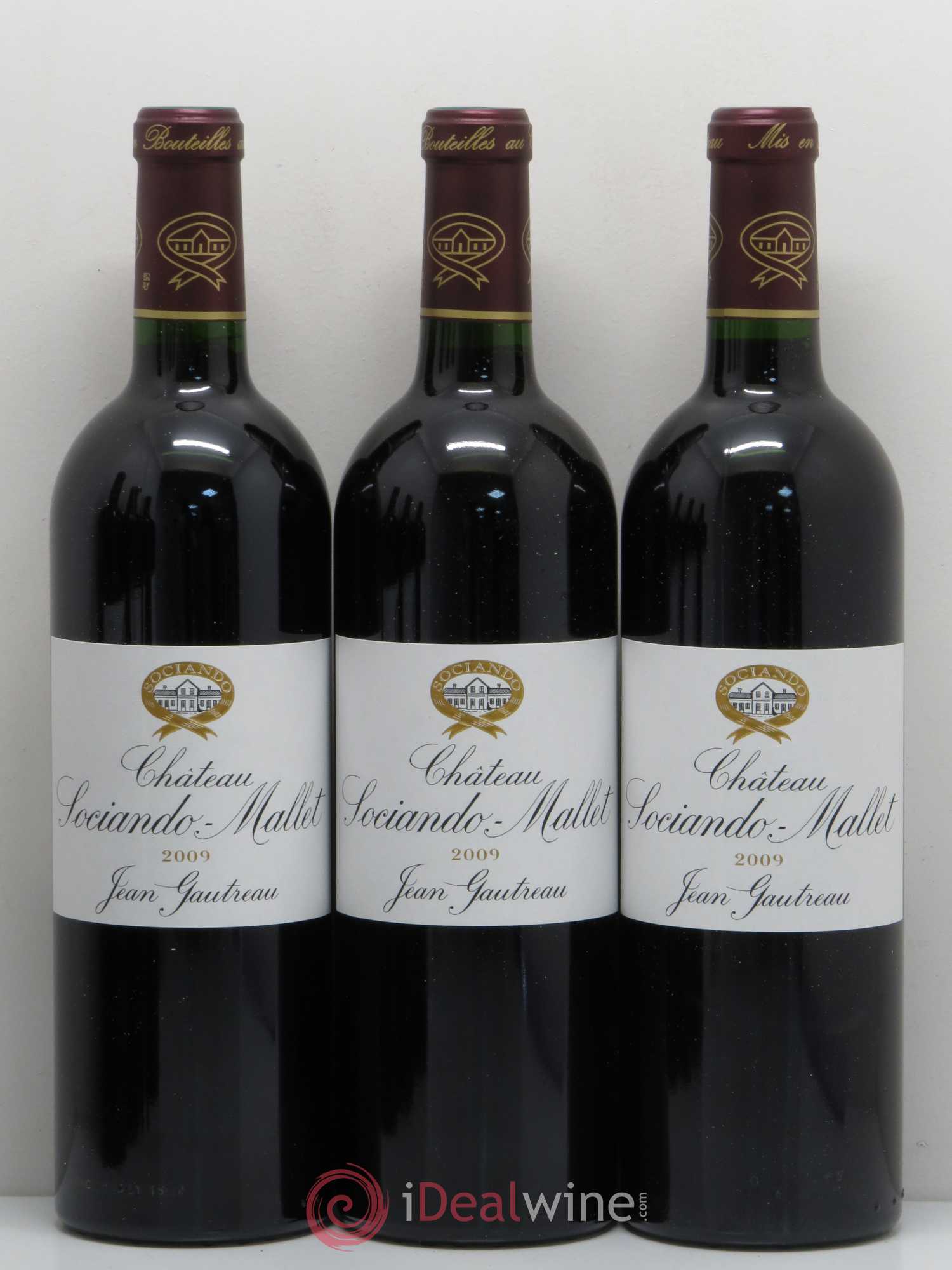 Château Sociando Mallet 2009 - Lot de 6 bouteilles - 1