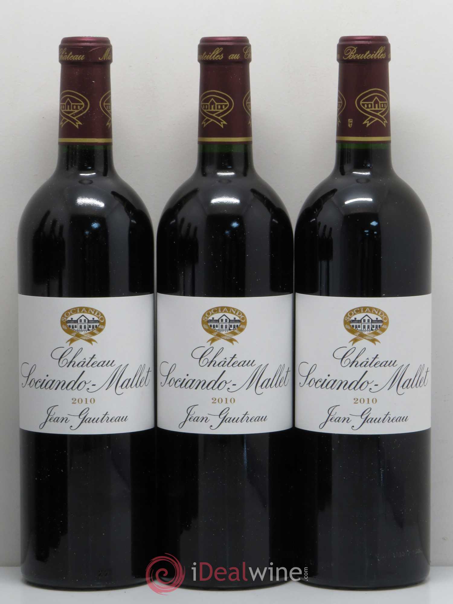 Château Sociando Mallet 2010 - Lot de 6 bouteilles - 1