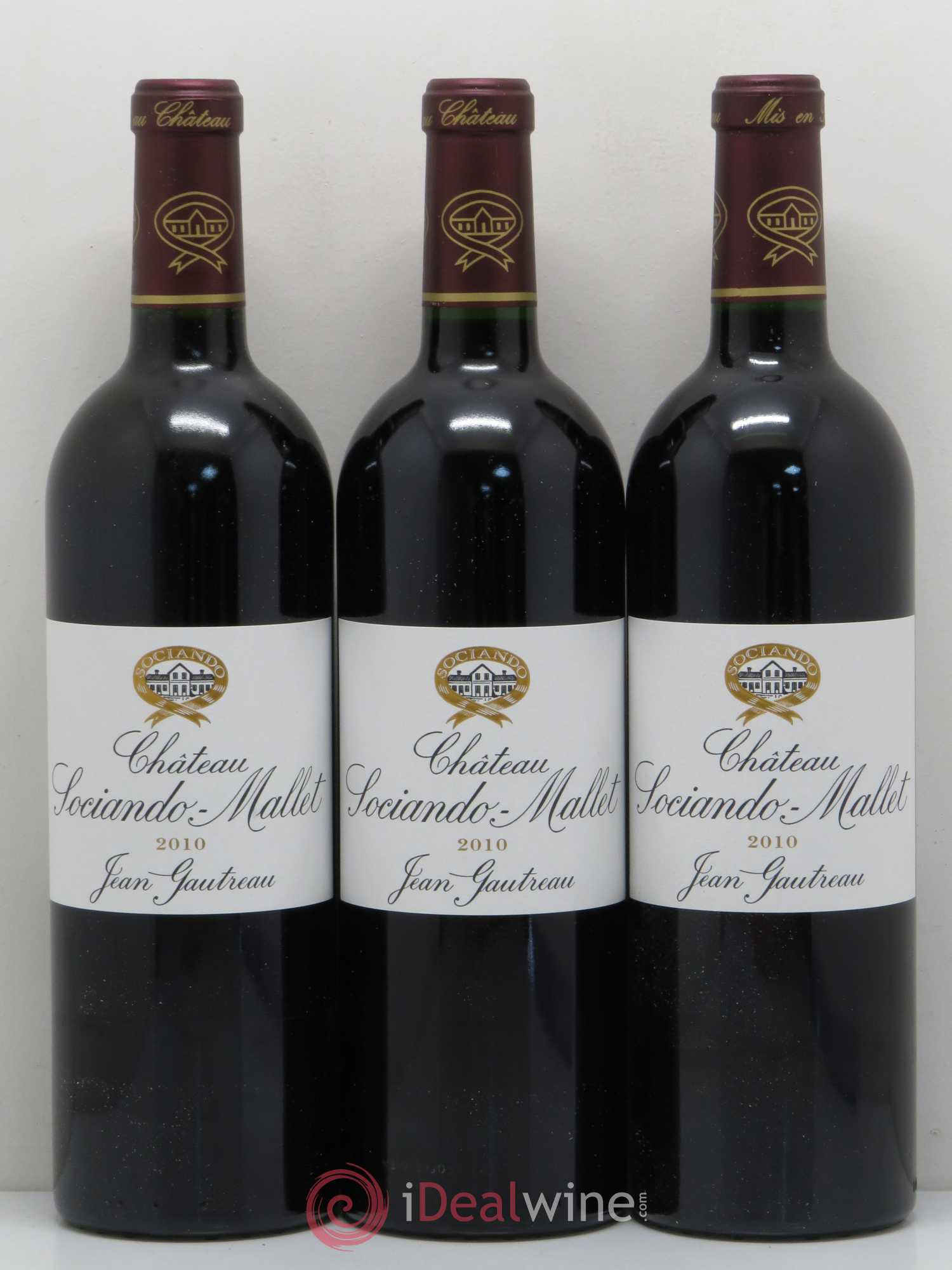 Château Sociando Mallet 2010 - Lot de 6 bouteilles - 2