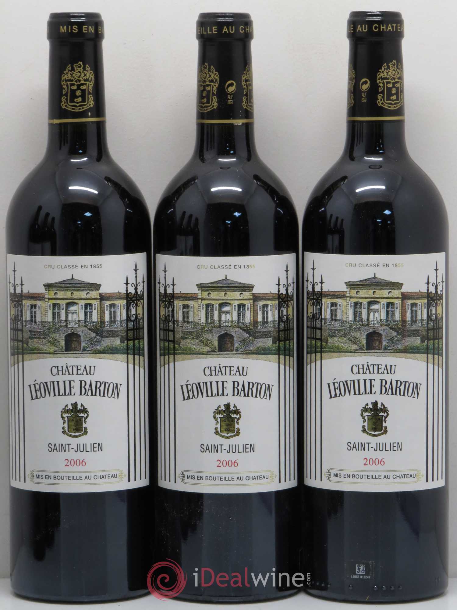 Château Léoville Barton 2ème Grand Cru Classé 2006 - Lot de 6 bouteilles - 1