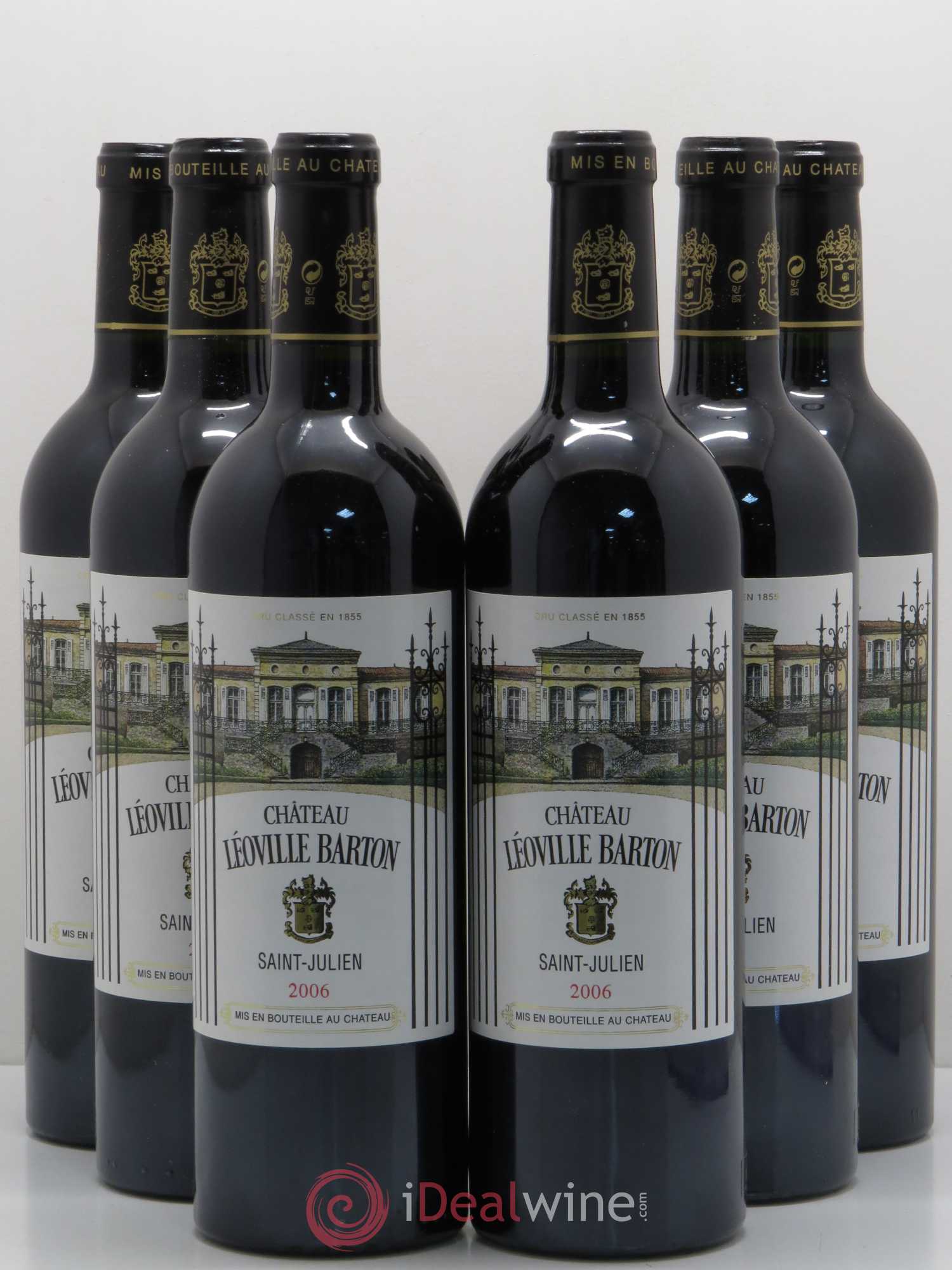 Château Léoville Barton 2ème Grand Cru Classé 2006 - Lot de 6 bouteilles - 0