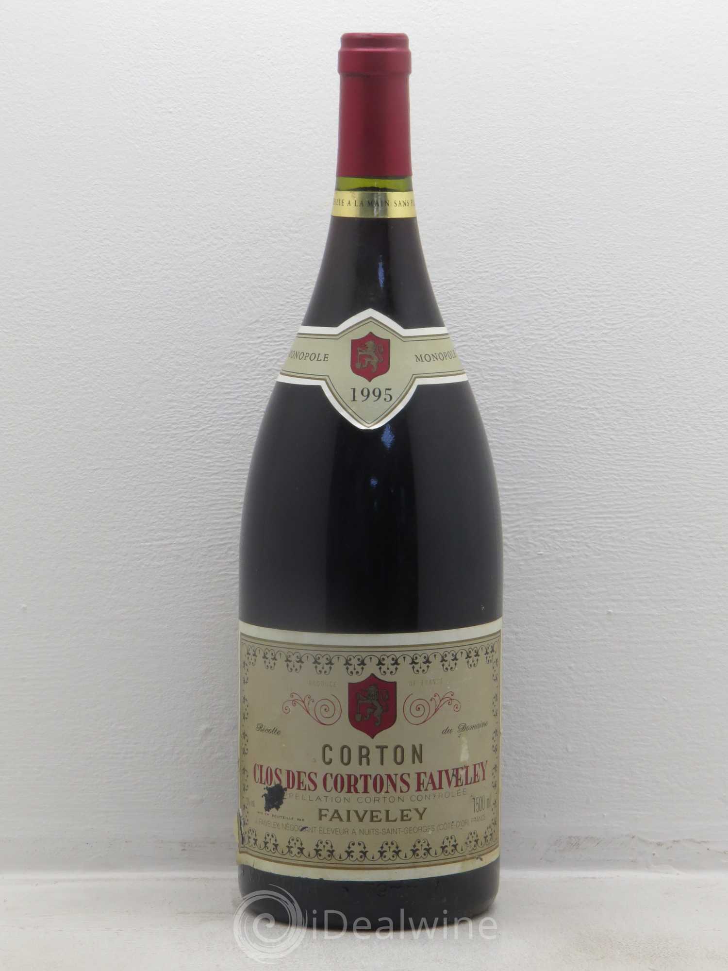 Corton Grand Cru Clos des Cortons Faiveley 1995 - Lot de 1 magnum - 0