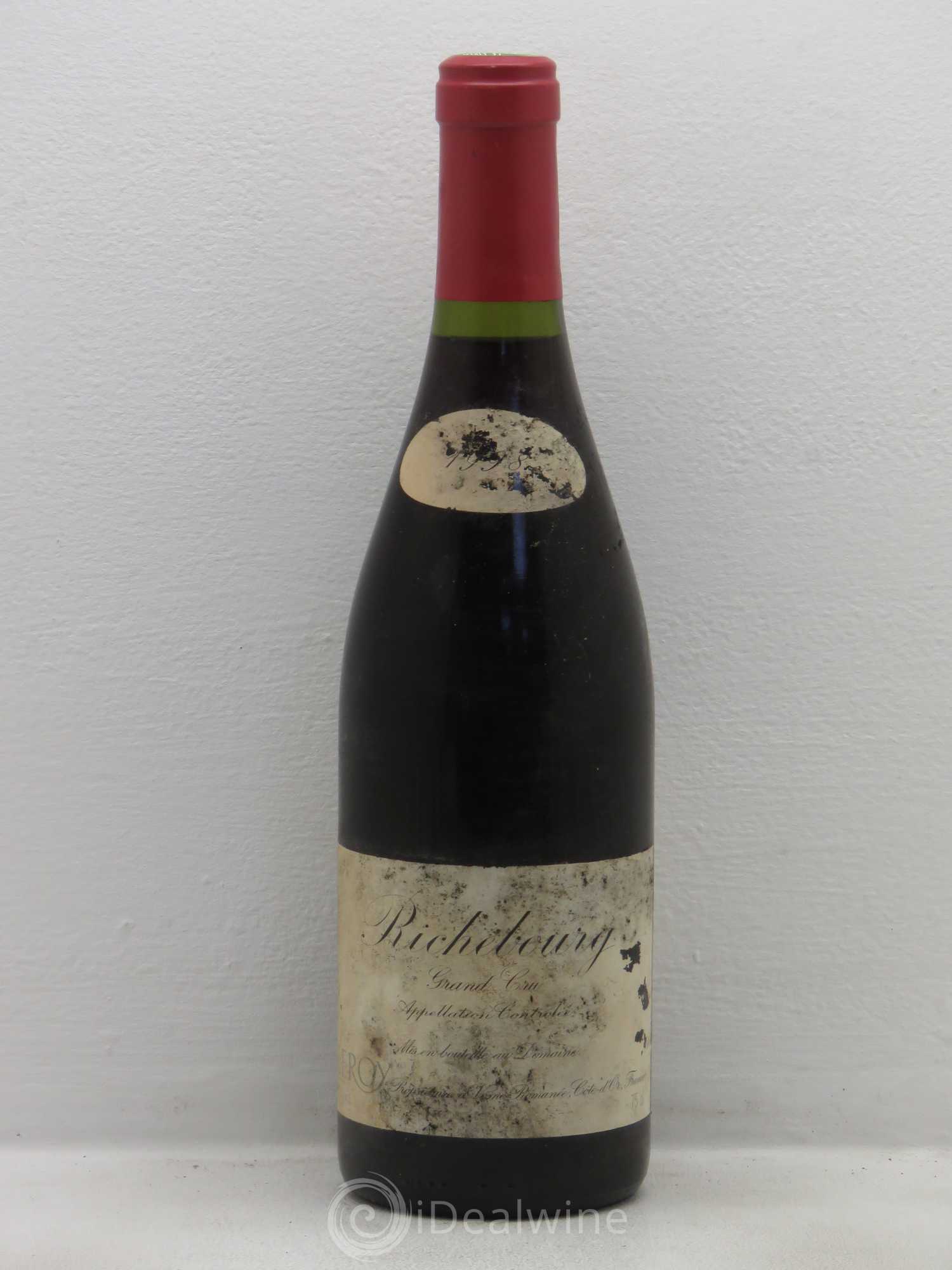 Richebourg Grand Cru Leroy (Domaine) 1998 - Lot de 1 bouteille - 0