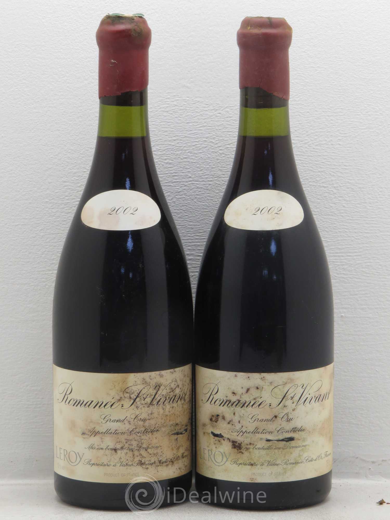 Romanée-Saint-Vivant Grand Cru Leroy (Domaine) 2002 - Lot de 2 bouteilles - 0