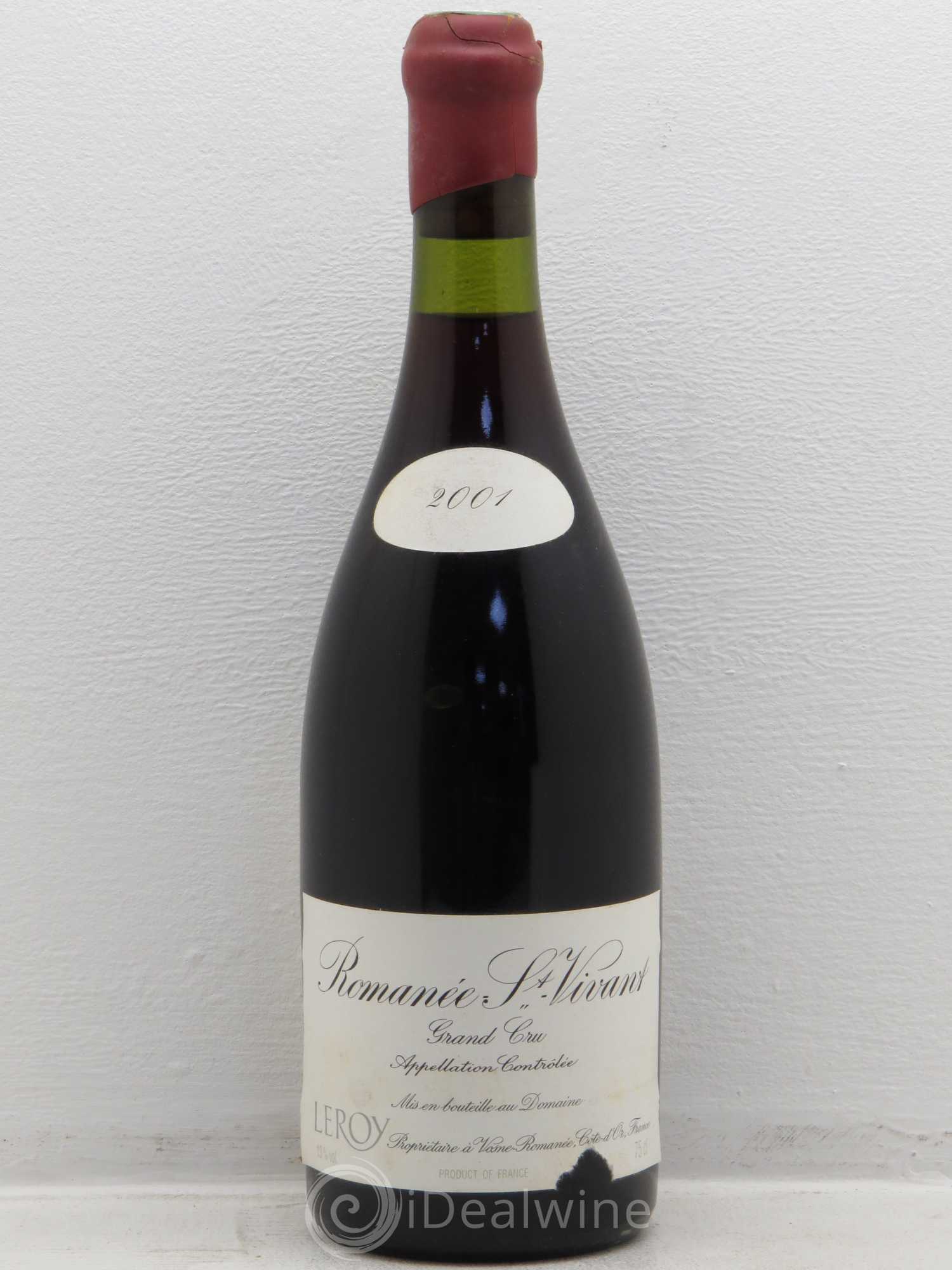 Romanée-Saint-Vivant Grand Cru Leroy (Domaine) 2001 - Lot de 1 bouteille - 0