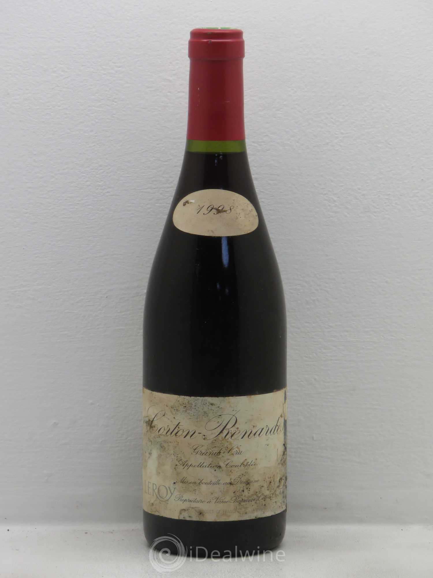 Corton Grand Cru Les Renardes Leroy (Domaine) 1998 - Posten von 1 Flasche - 0