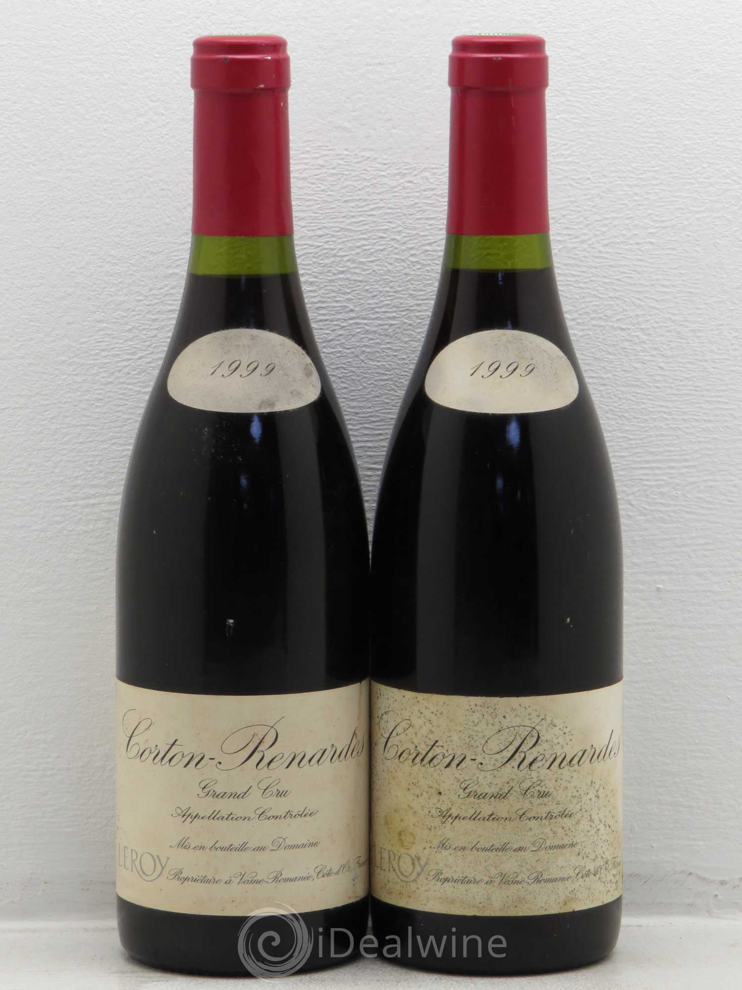 Corton Grand Cru Les Renardes Leroy (Domaine) 1999 - Lot de 2 bouteilles - 0