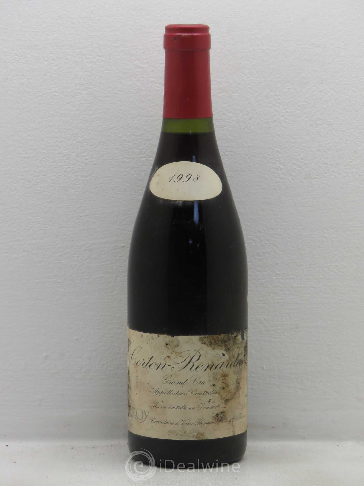 Corton Grand Cru Les Renardes Leroy (Domaine) 1998 - Lot de 1 bouteille - 0