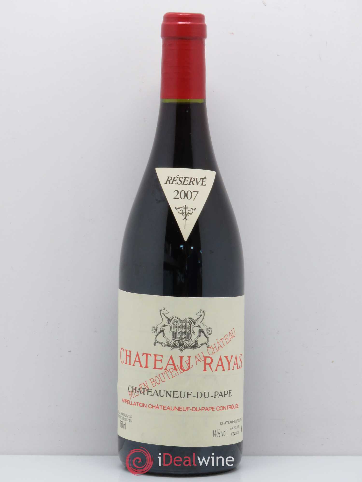 Châteauneuf-du-Pape Château Rayas Emmanuel Reynaud 2007 - Lot de 1 bouteille - 0