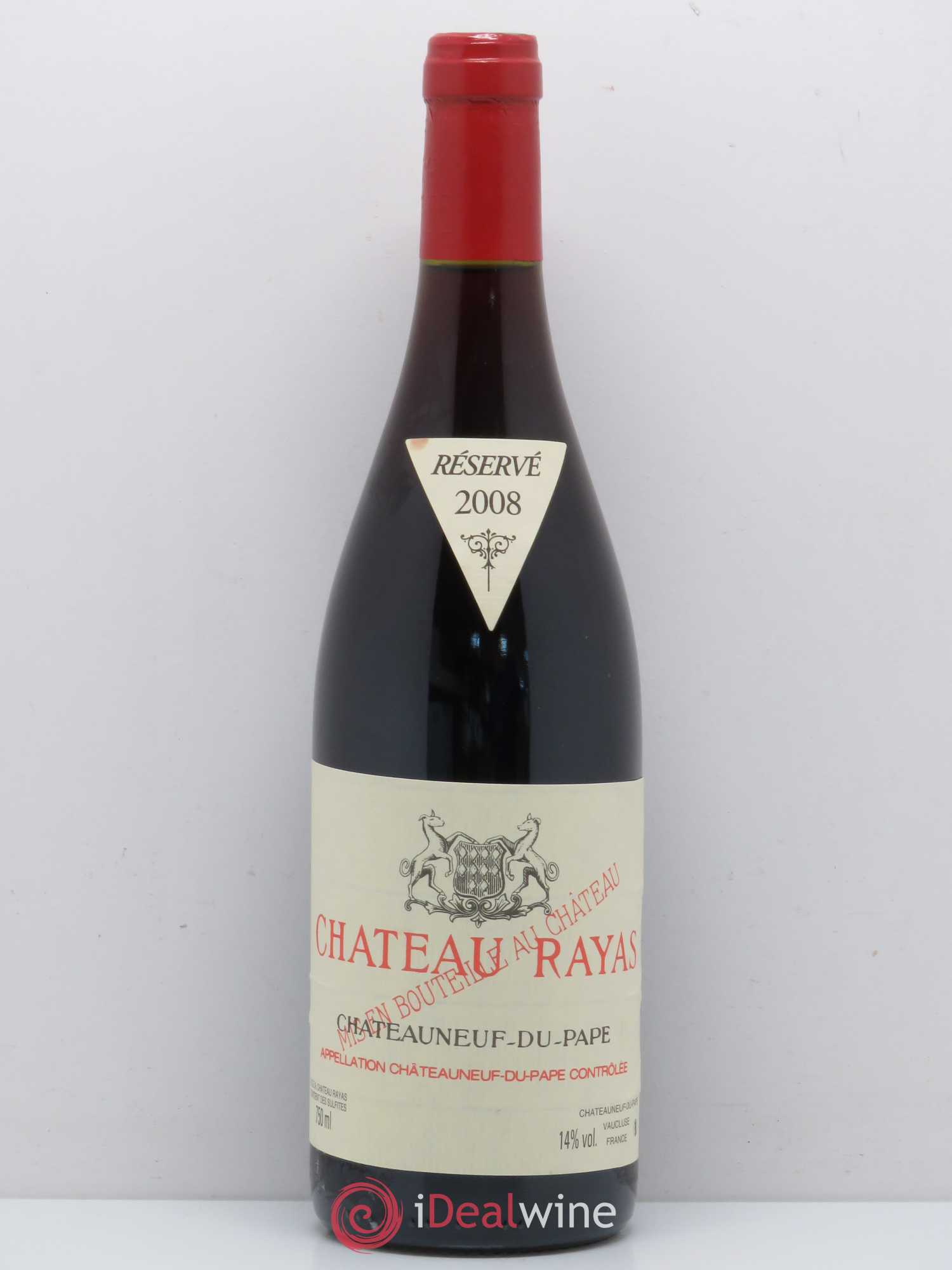 Châteauneuf-du-Pape Château Rayas Emmanuel Reynaud 2008 - Lot de 1 bouteille - 0