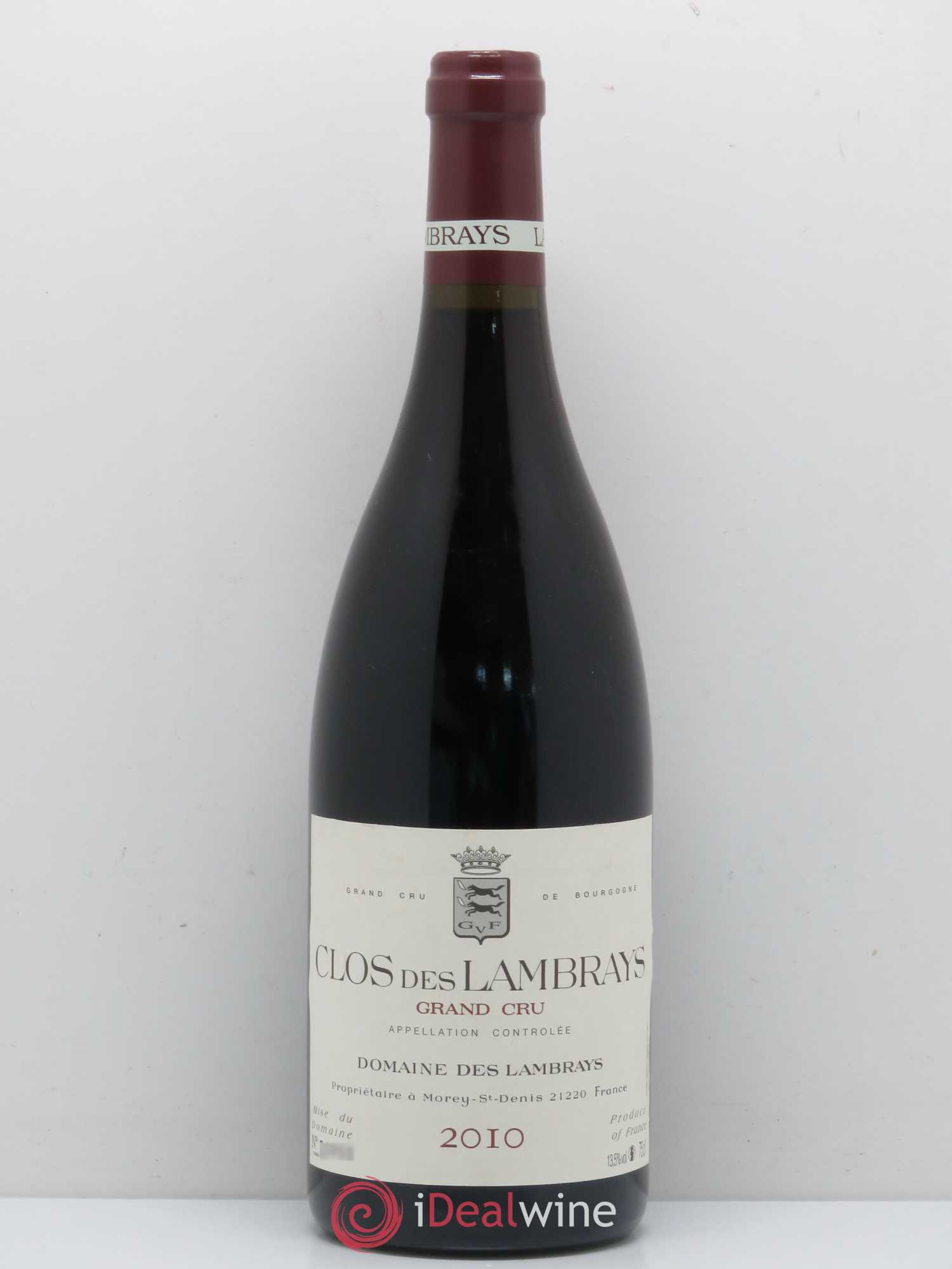 Clos des Lambrays Grand Cru Domaine des Lambrays 2010 - Lot de 1 bouteille - 0