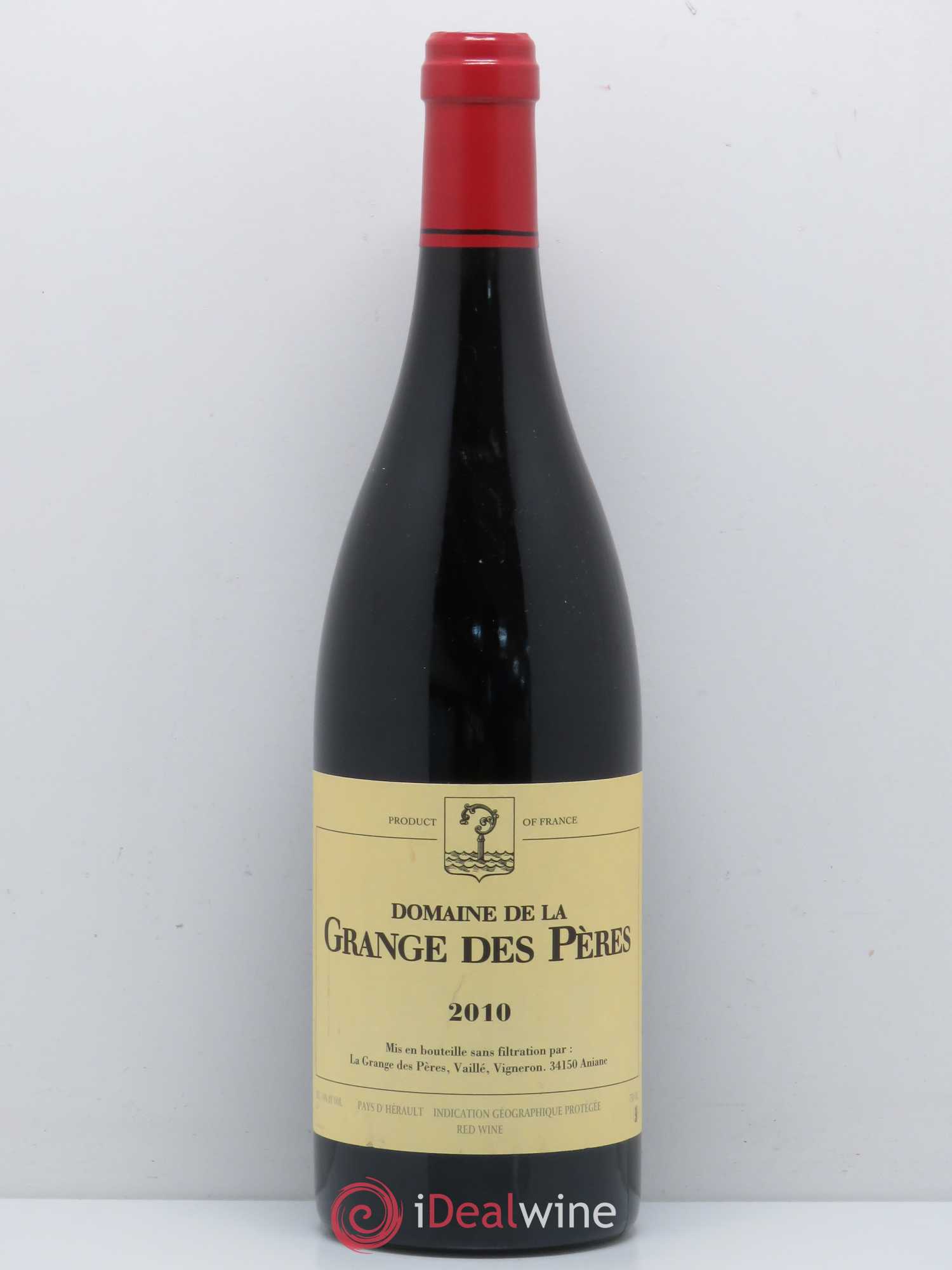 Pays d'Hérault Grange des Pères Laurent Vaillé 2010 - Lot de 1 bouteille - 0