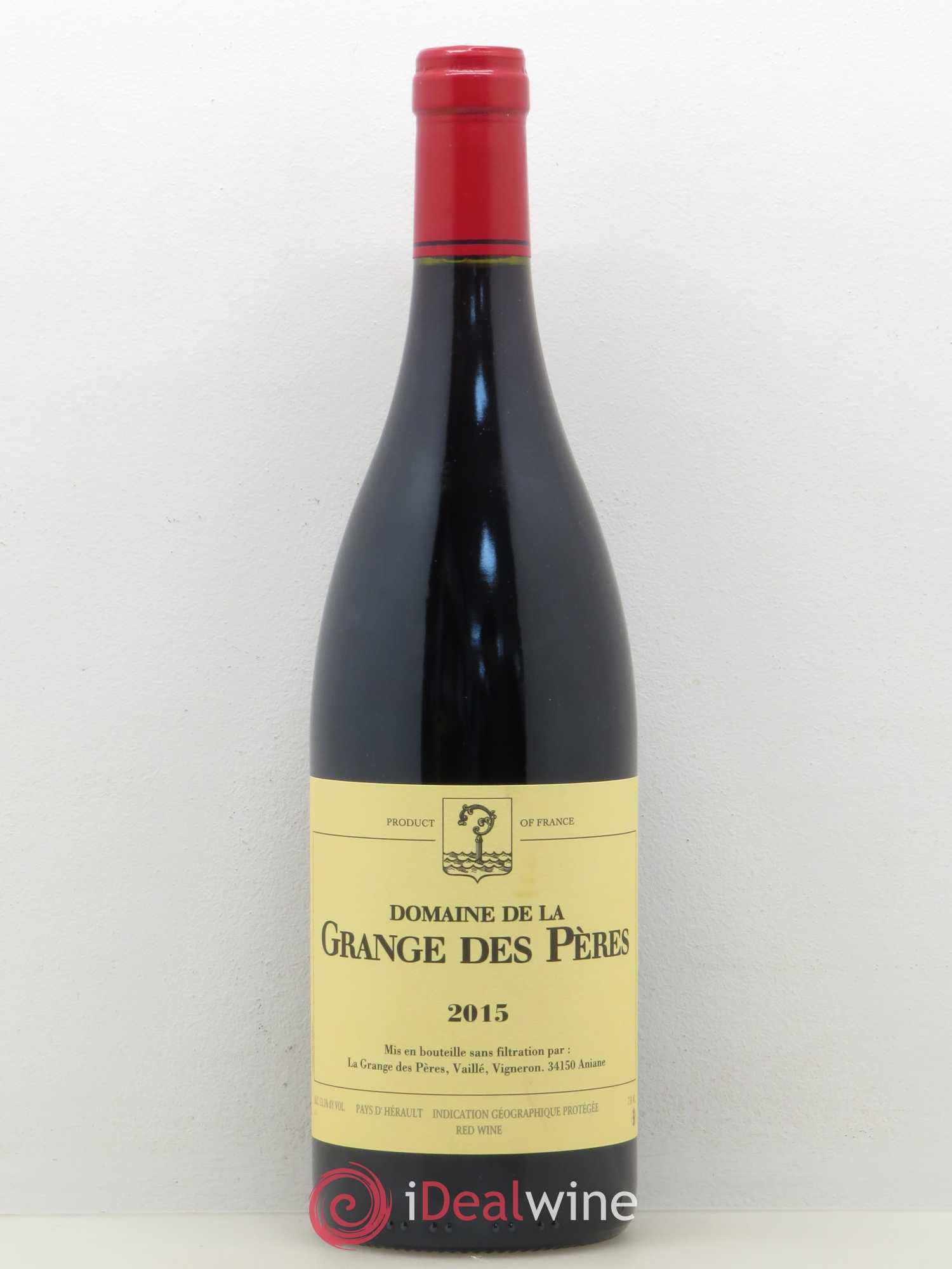 Pays d'Hérault Grange des Pères Laurent Vaillé 2015 - Lot de 1 bouteille - 0