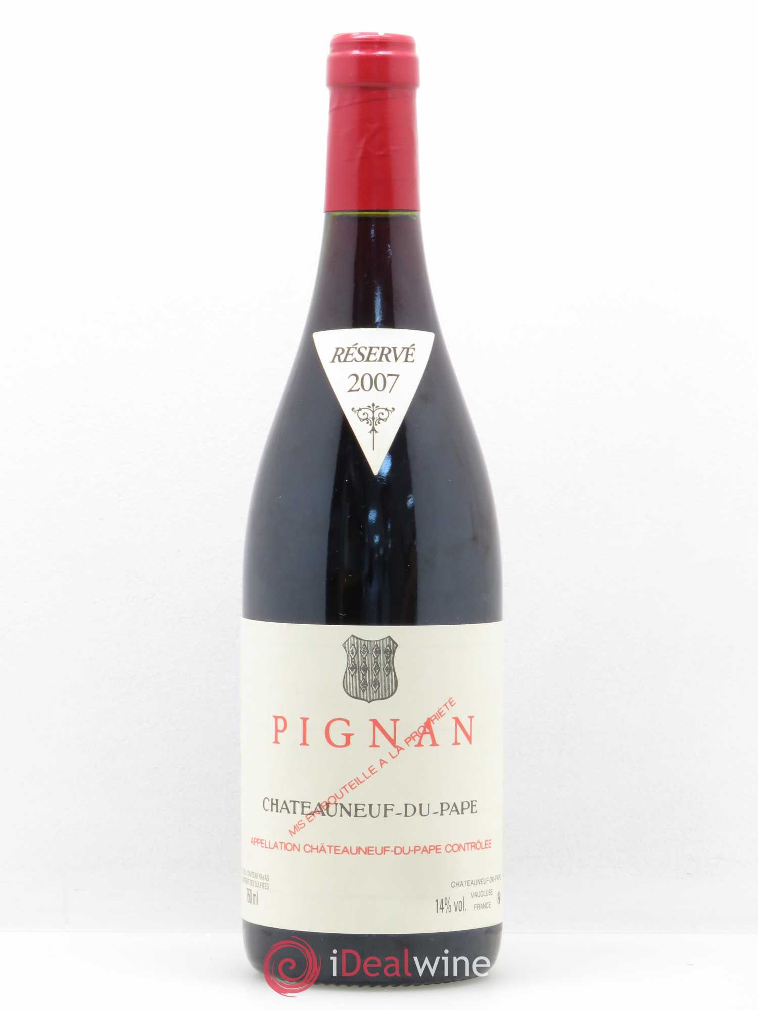 Châteauneuf-du-Pape Pignan Emmanuel Reynaud 2007 - Lot de 1 bouteille - 0
