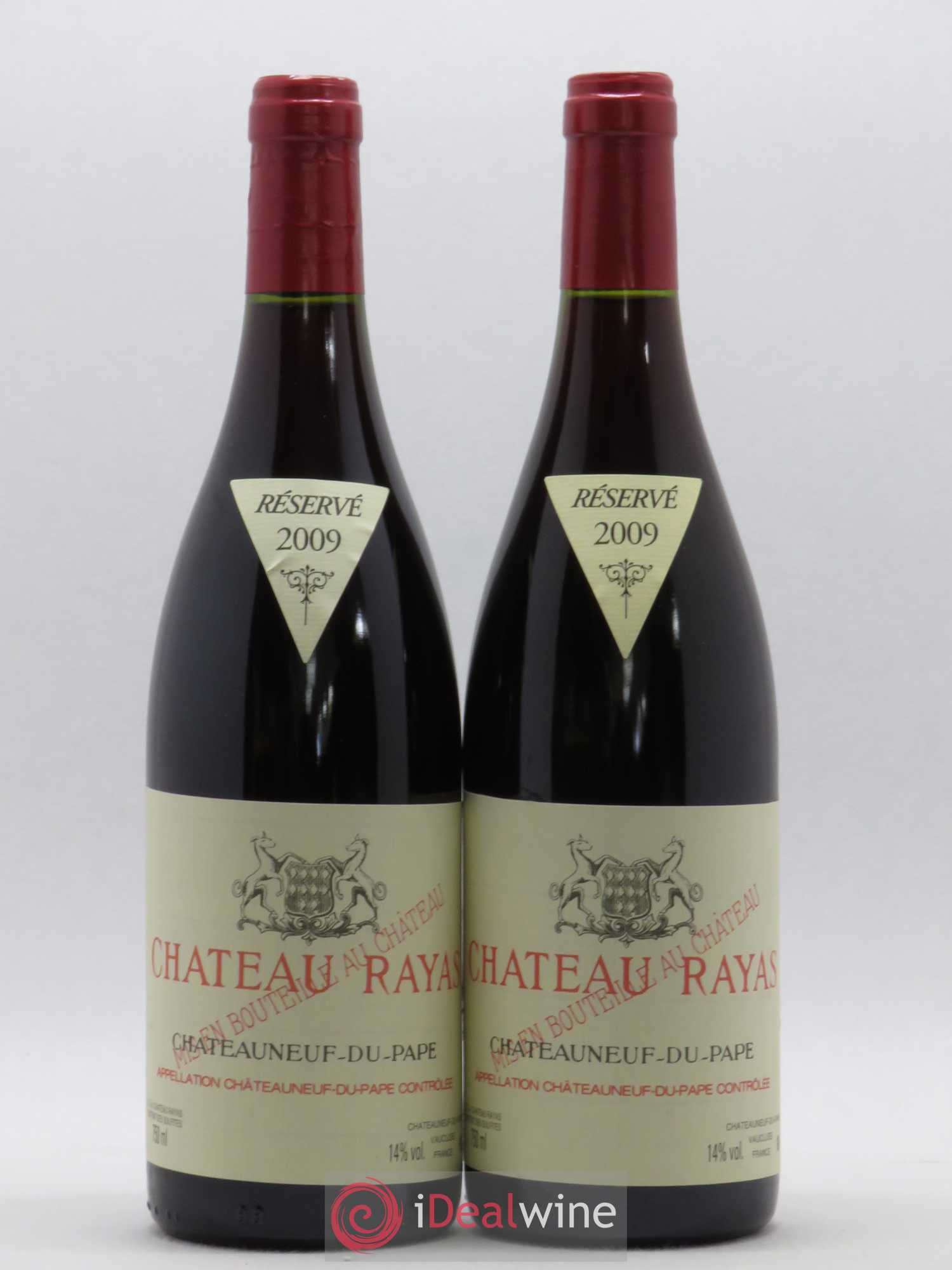 Châteauneuf-du-Pape Château Rayas Emmanuel Reynaud 2009 - Lot de 2 bouteilles - 0