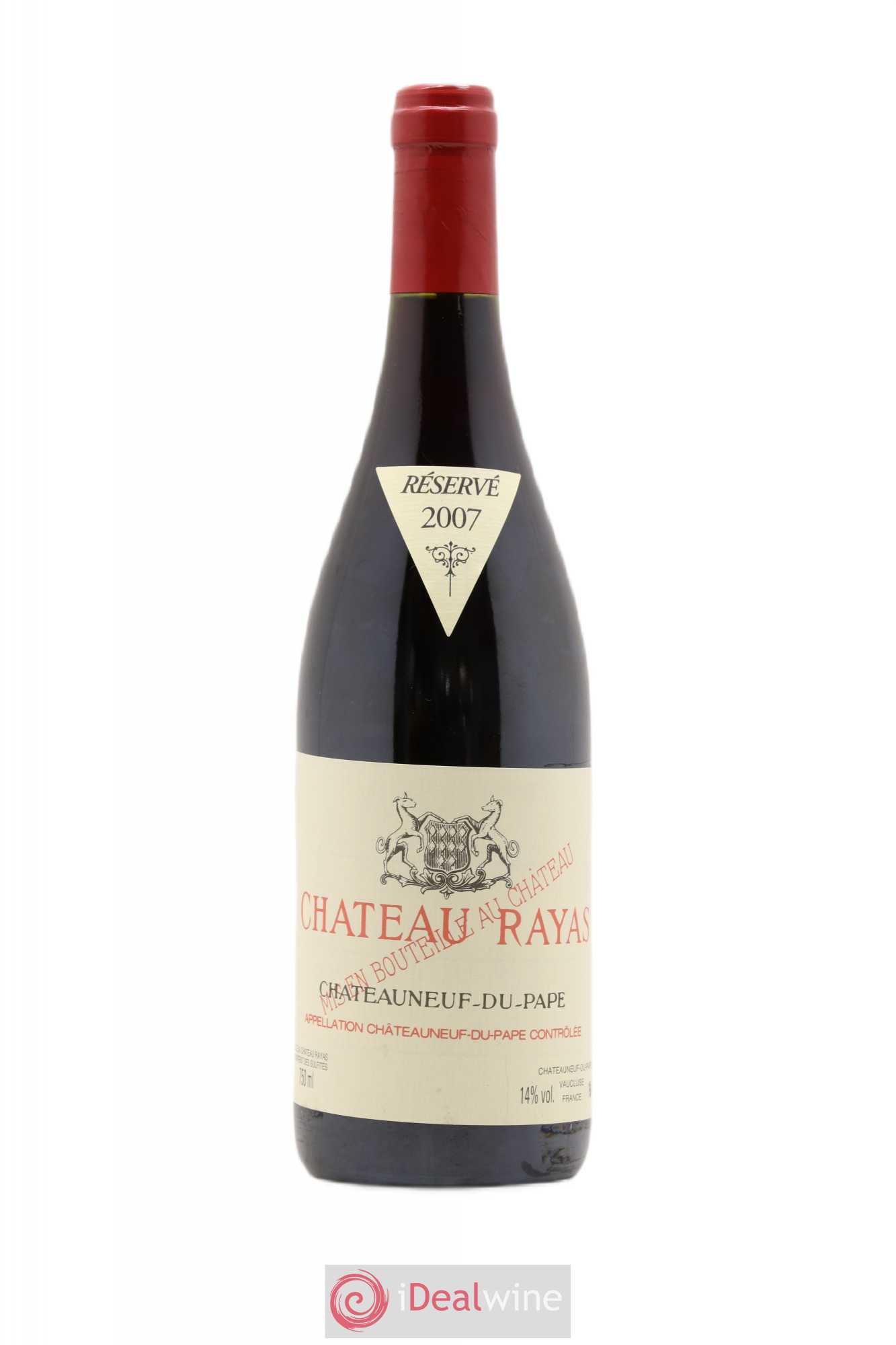 Châteauneuf-du-Pape Château Rayas Emmanuel Reynaud 2007 - Lot de 1 bouteille - 0