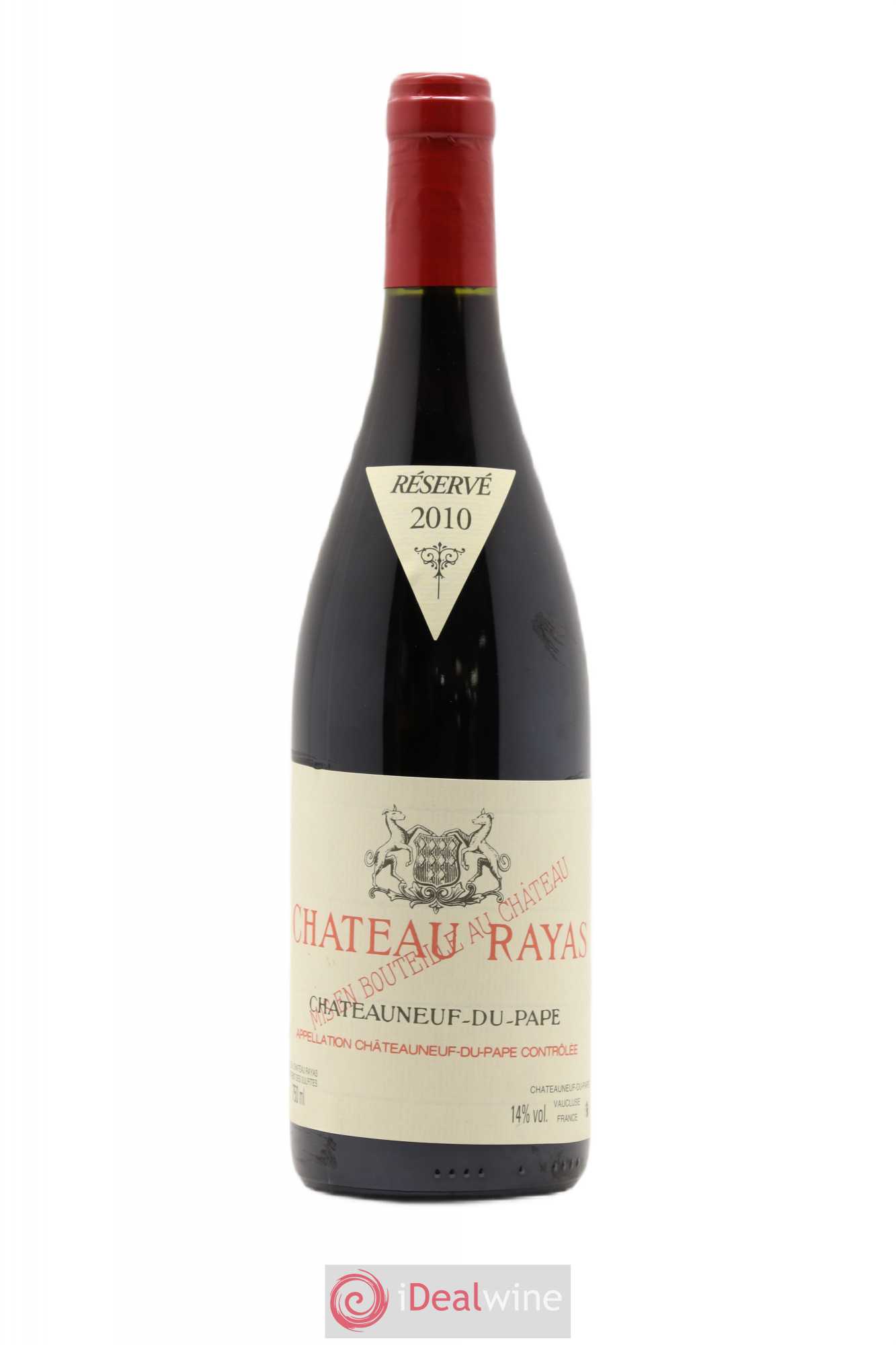 Châteauneuf-du-Pape Château Rayas Emmanuel Reynaud 2010 - Lot de 1 bouteille - 0